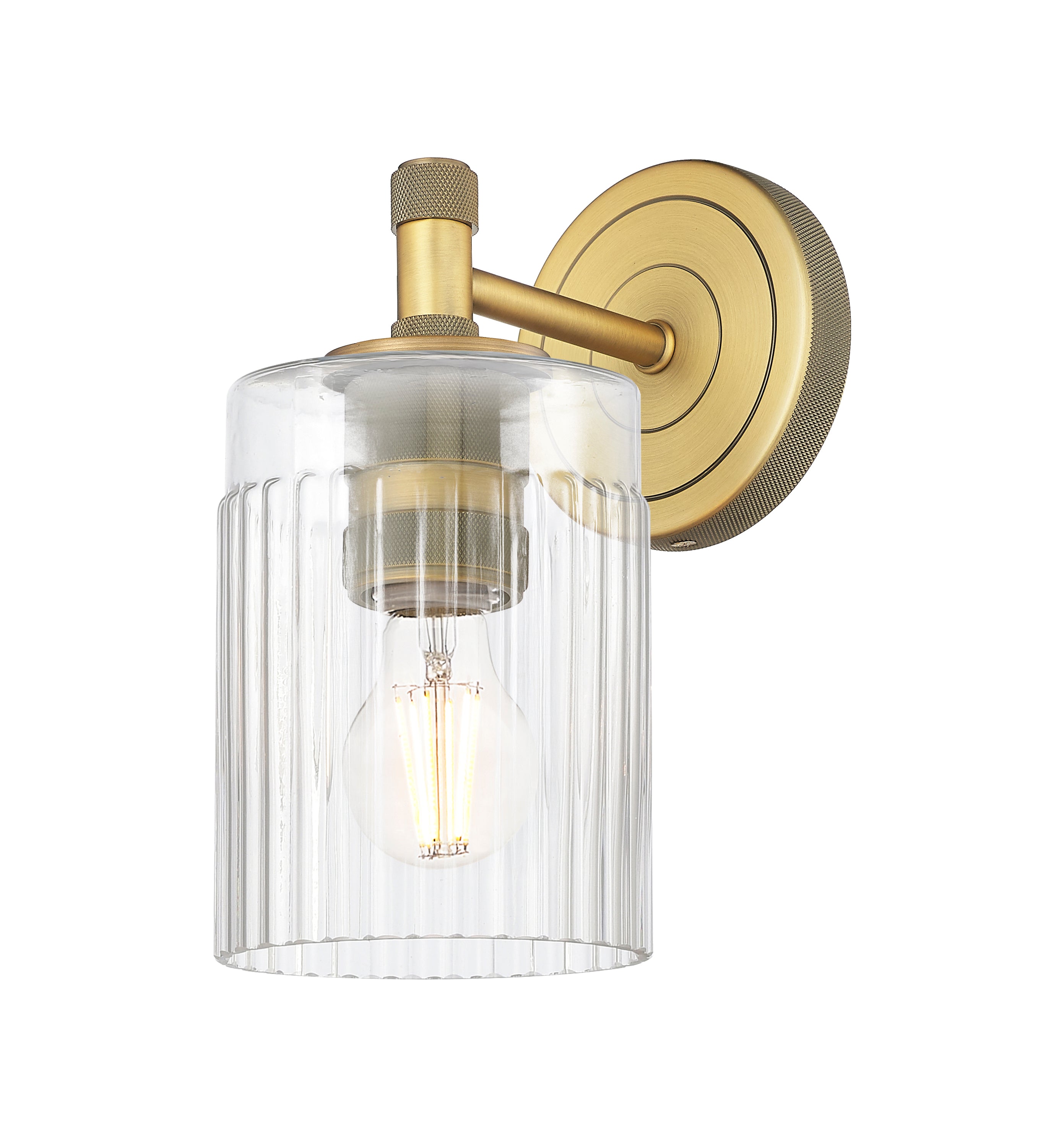 Downtown Urban Sconce Cast Brass