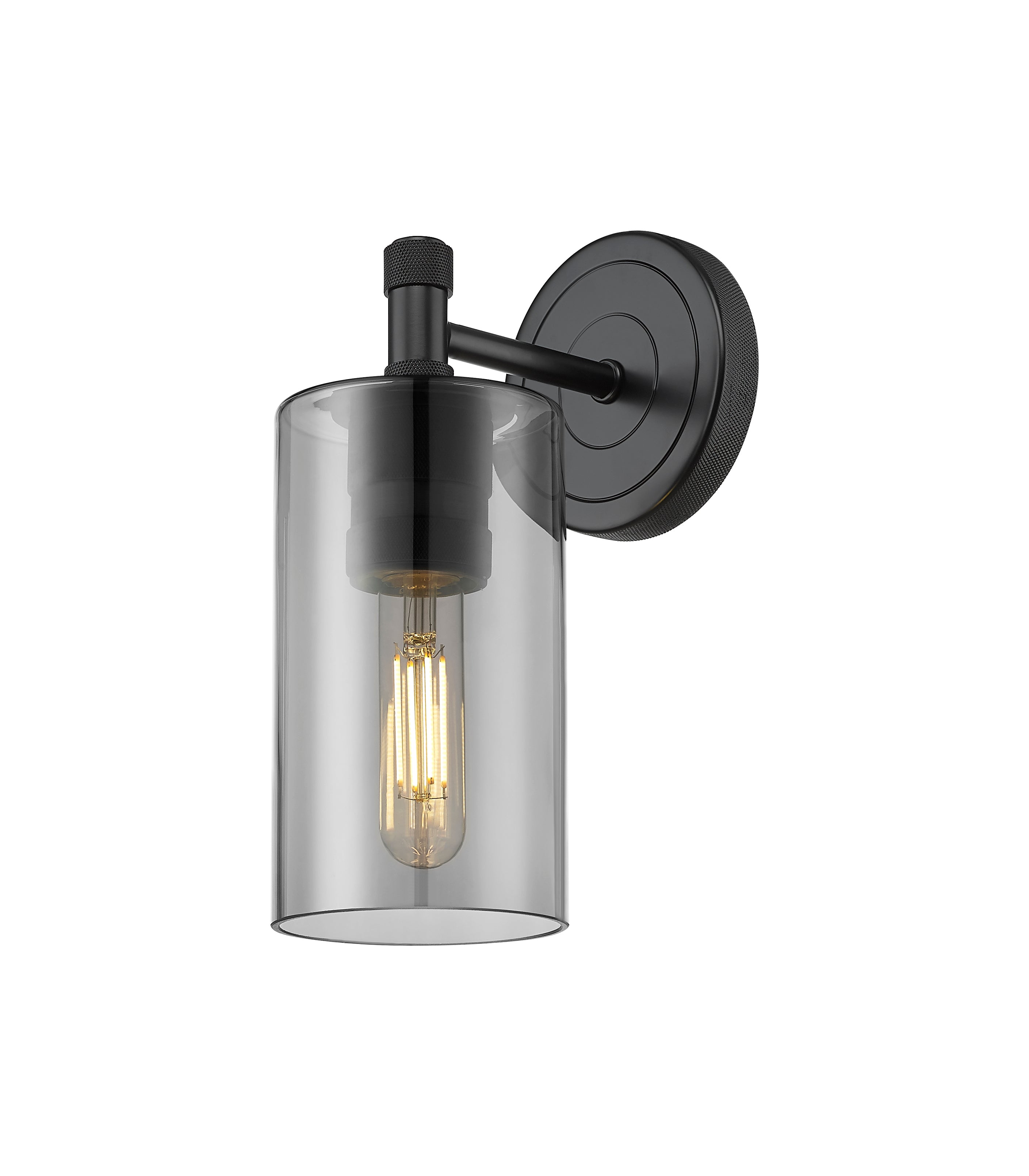 Downtown Urban Sconce Cast Brass Glass
