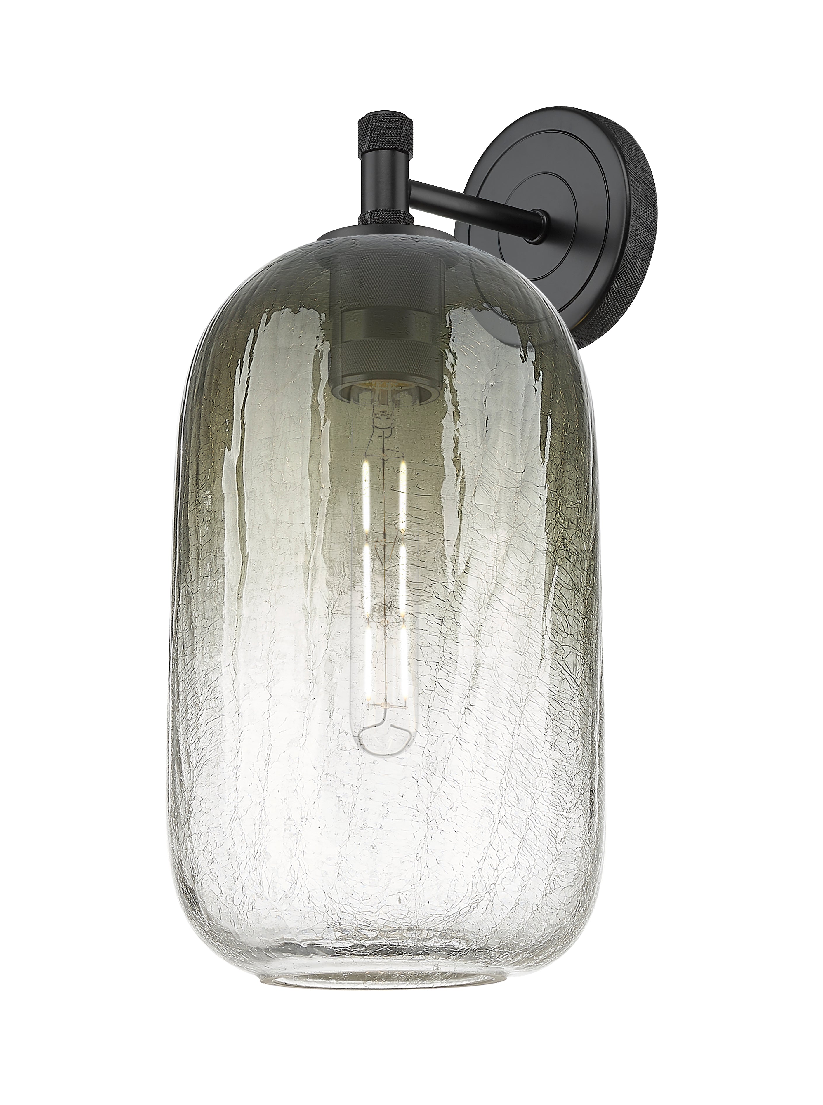 Downtown Urban Sconce Cast Brass Glass