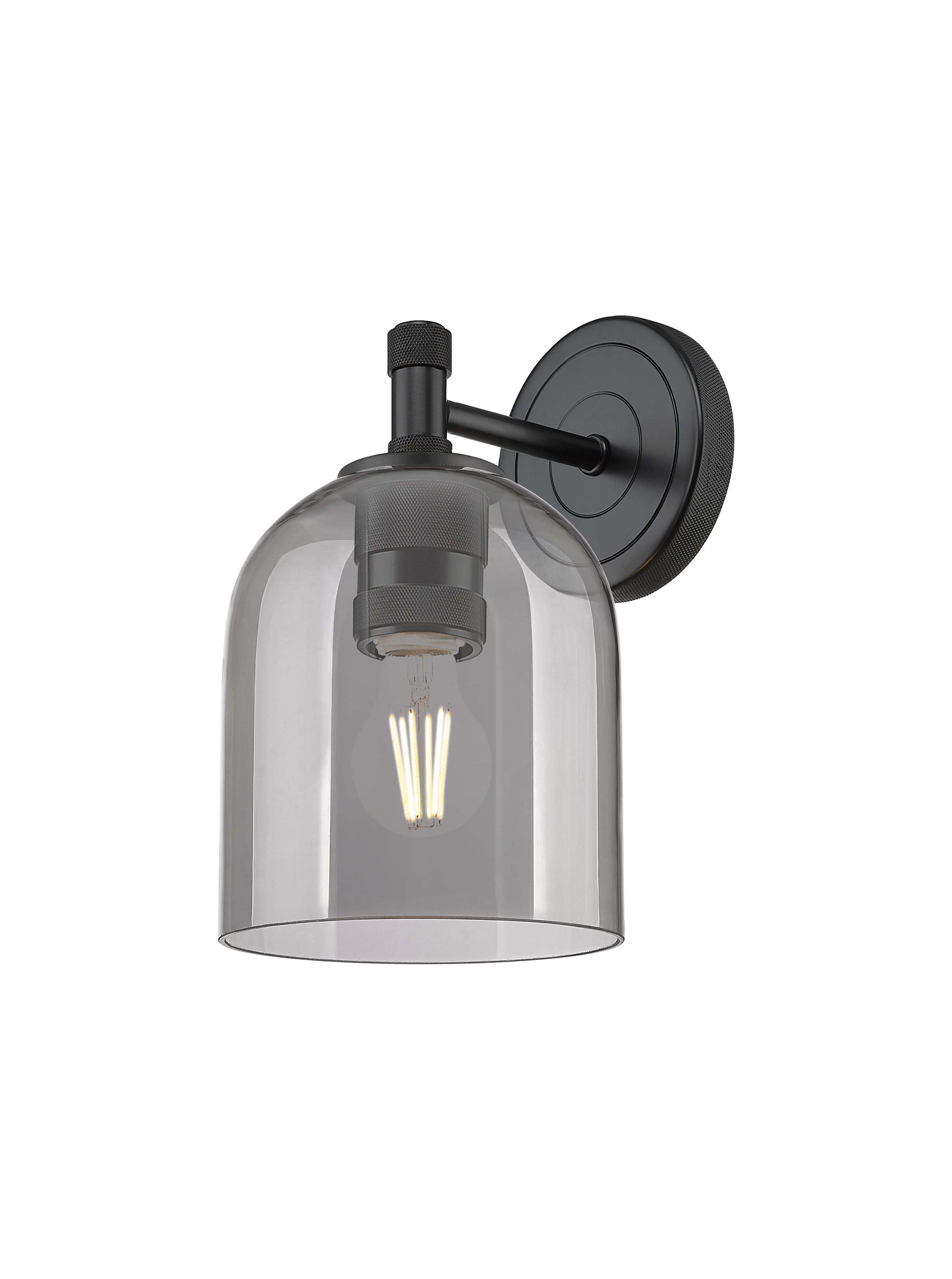 Downtown Urban Sconce Cast Brass Glass
