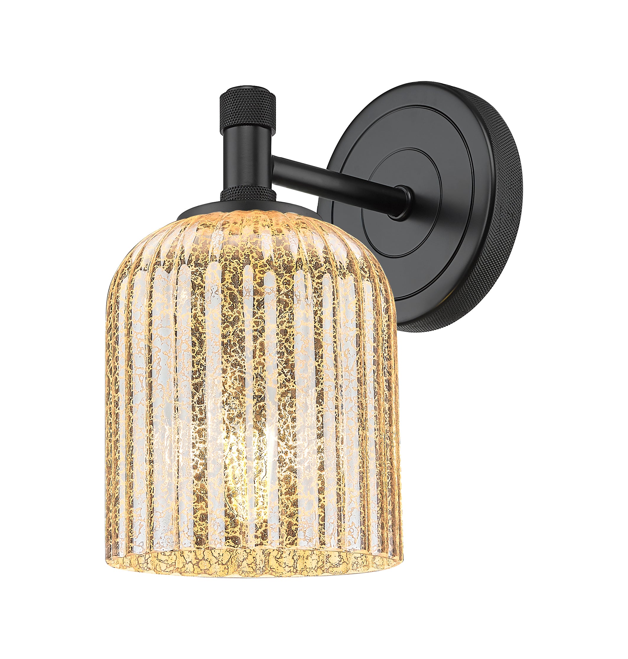 Downtown Urban Sconce Cast Brass Glass