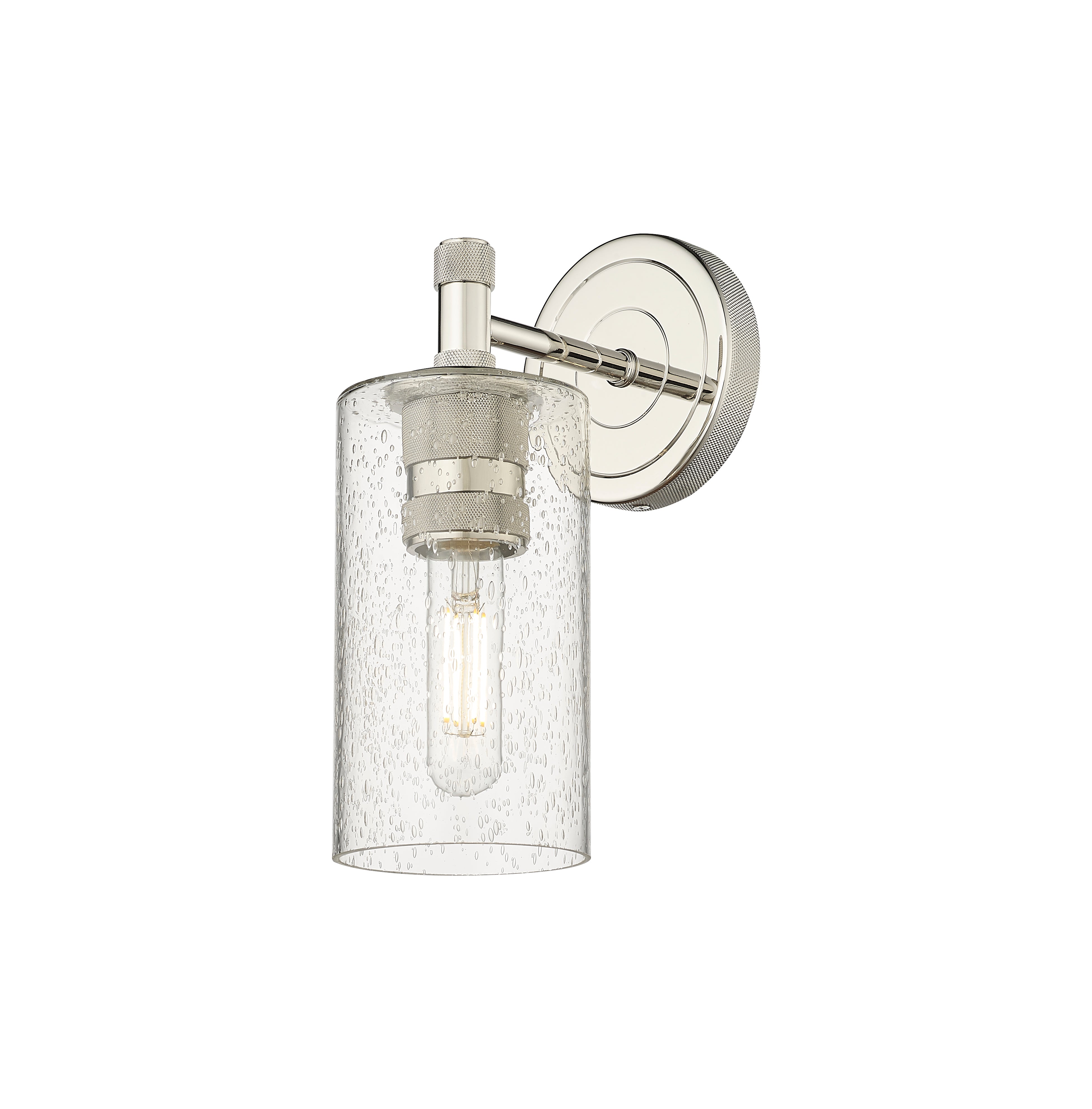 Downtown Urban Sconce Cast Brass Glass