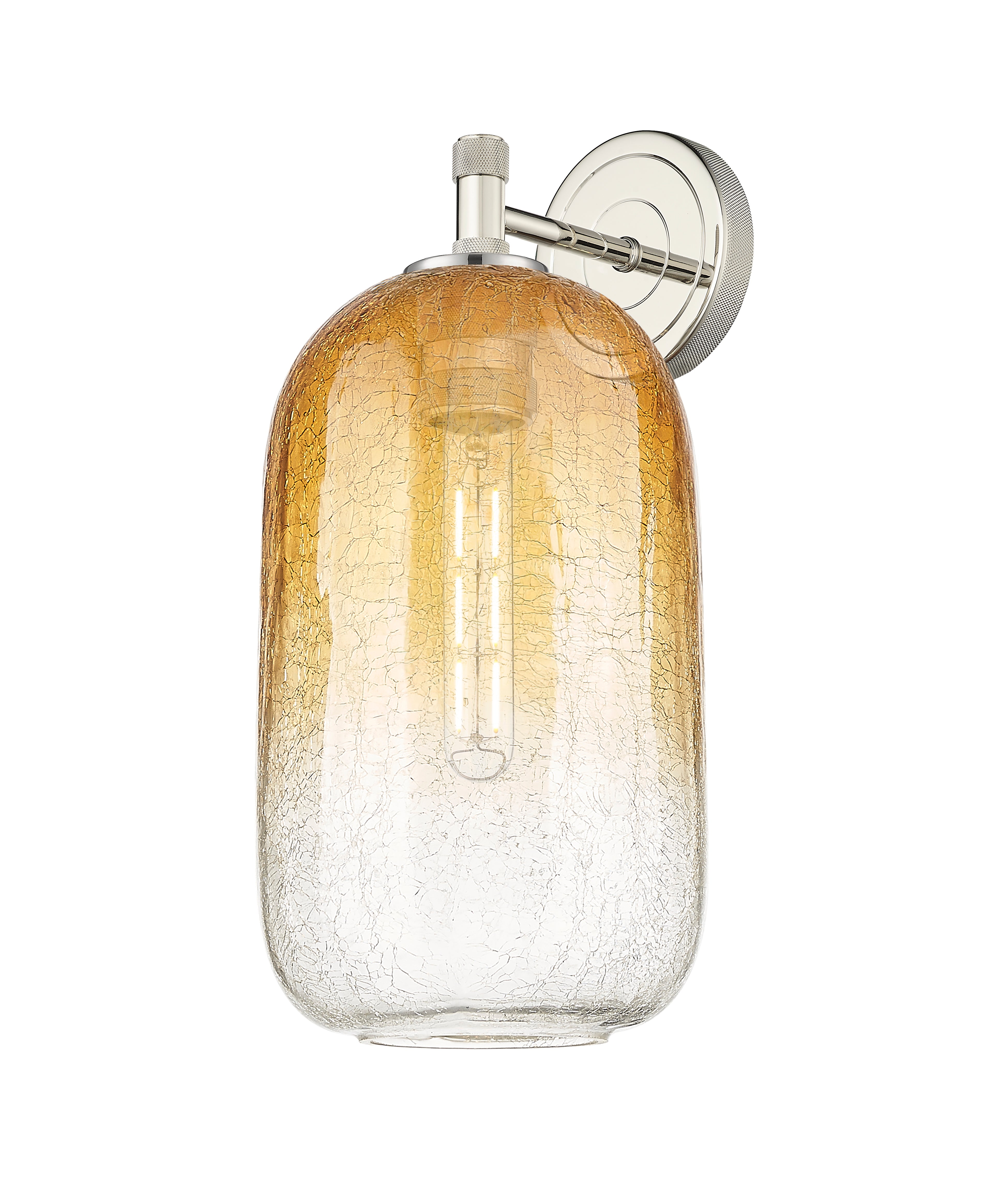 Downtown Urban Sconce Cast Brass Glass