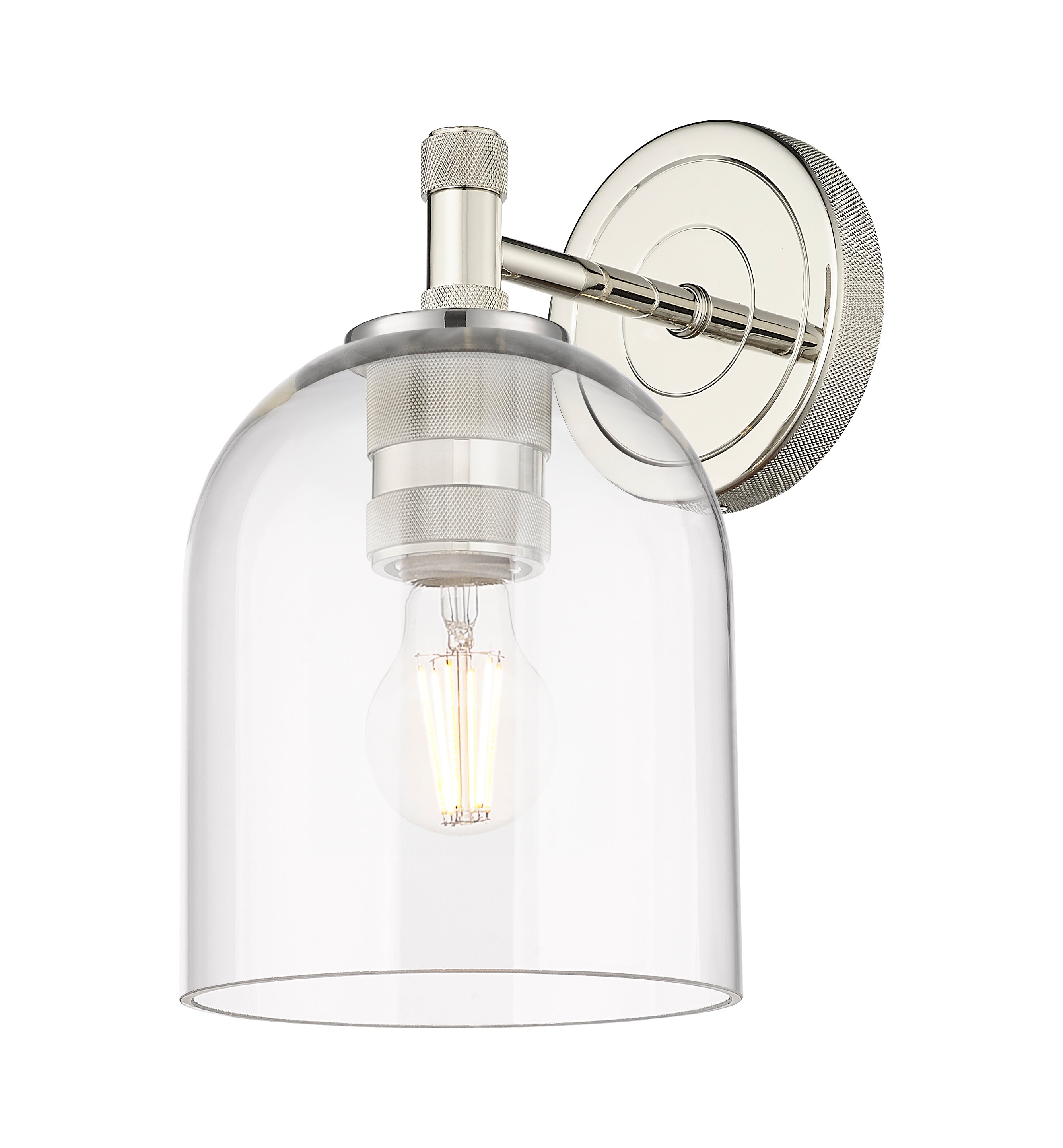 Downtown Urban Sconce Cast Brass Glass