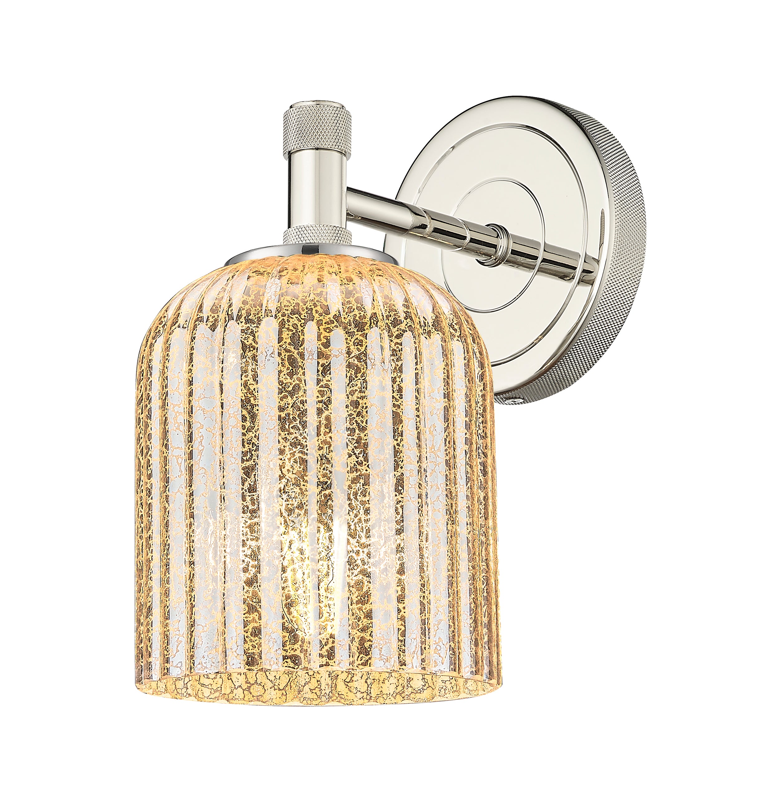 Downtown Urban Sconce Cast Brass Glass