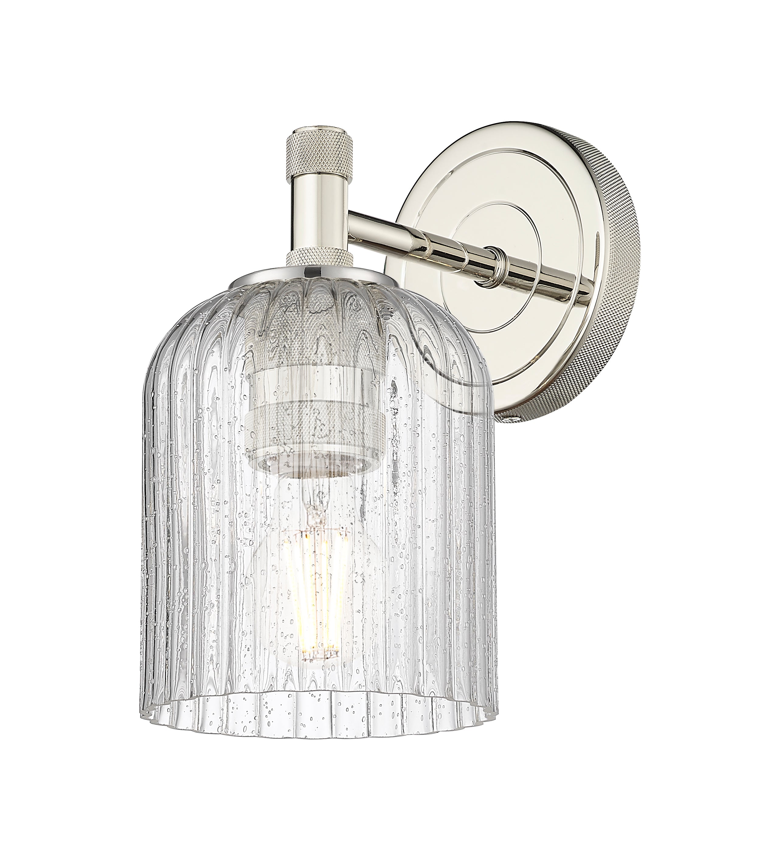 Downtown Urban Sconce Cast Brass Glass