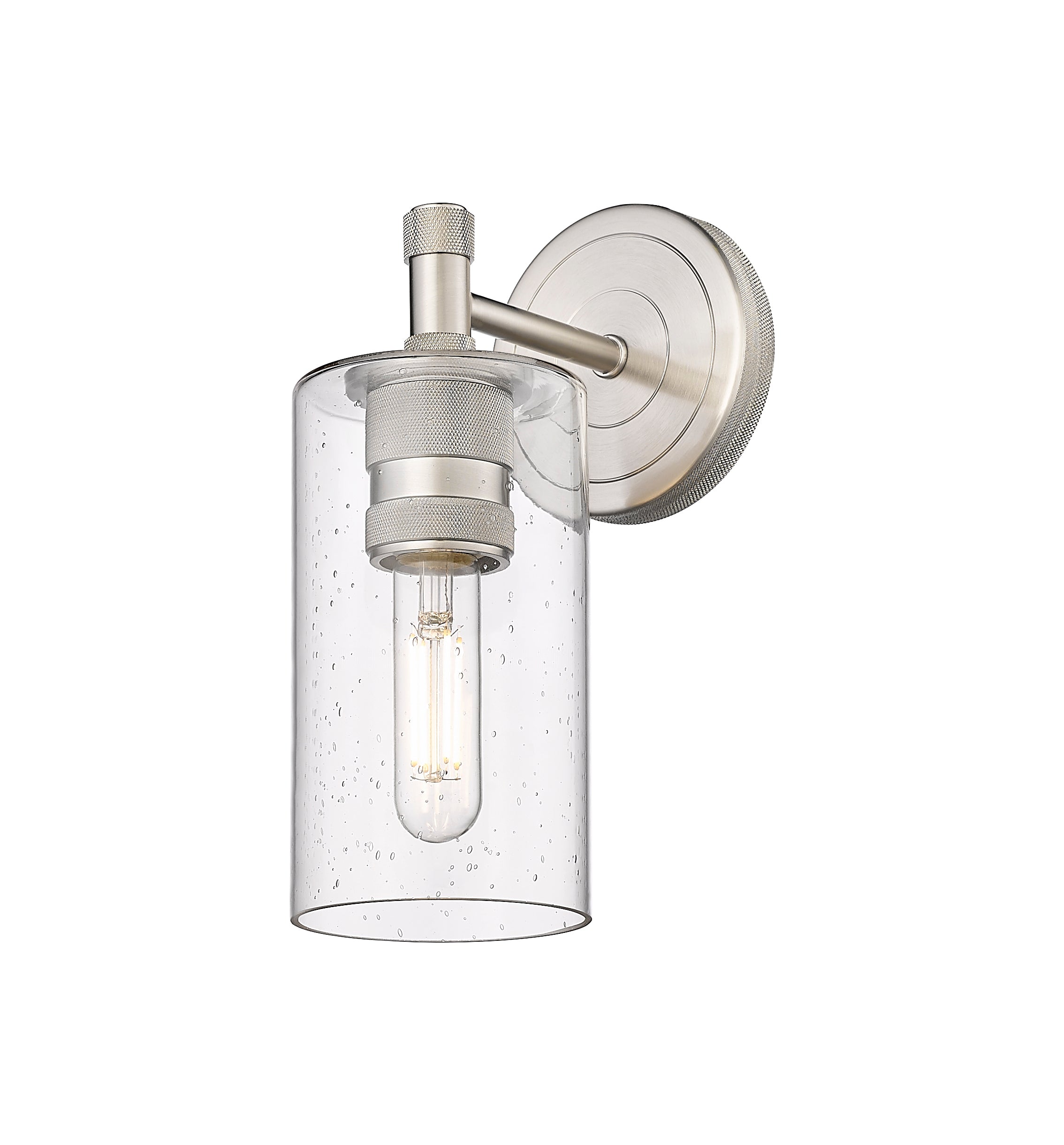 Downtown Urban Sconce Cast Brass Glass