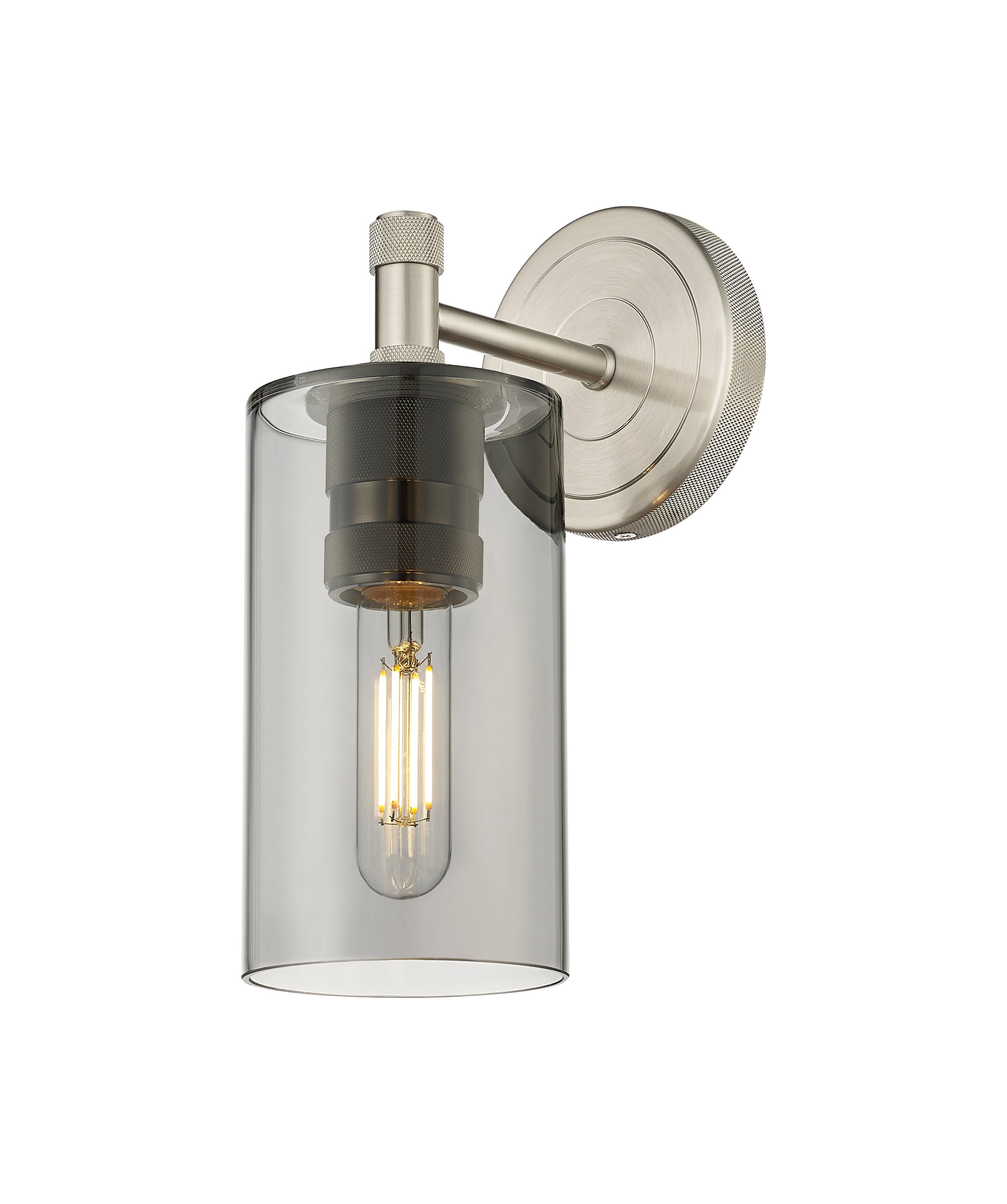 Downtown Urban Sconce Cast Brass Glass