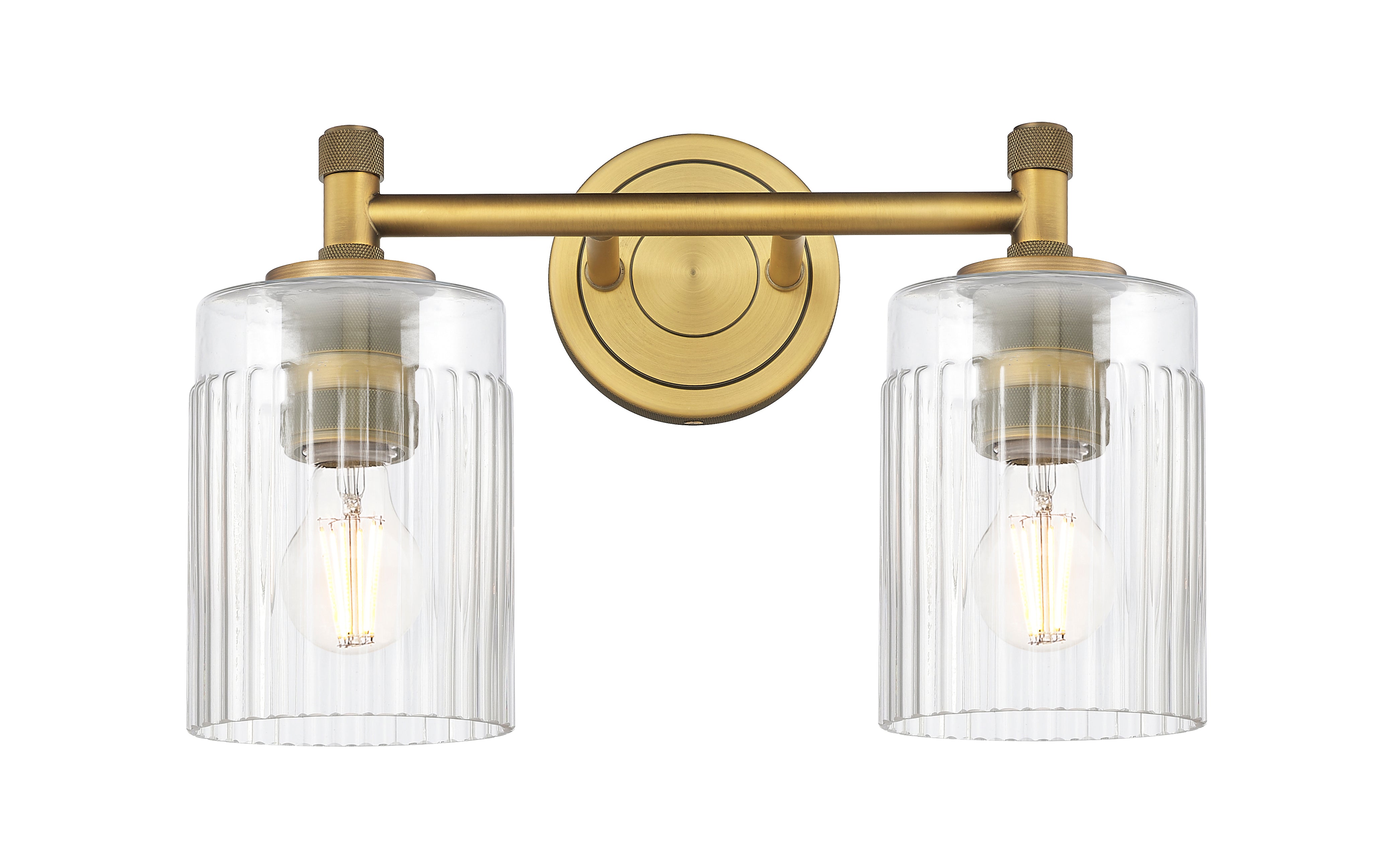 Downtown Urban Bath Vanity Light Cast Brass