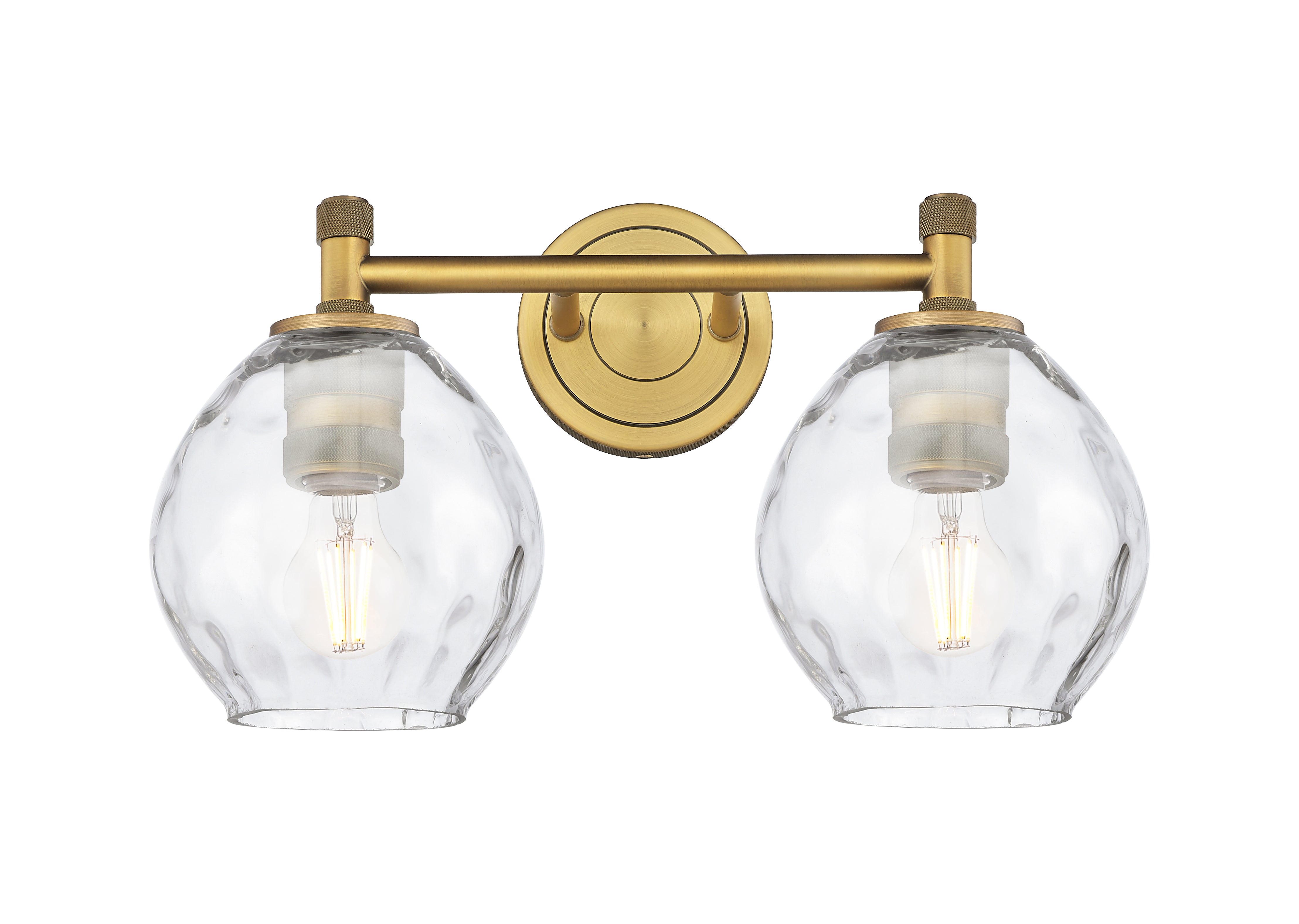 Downtown Urban Vanity Light Cast Brass