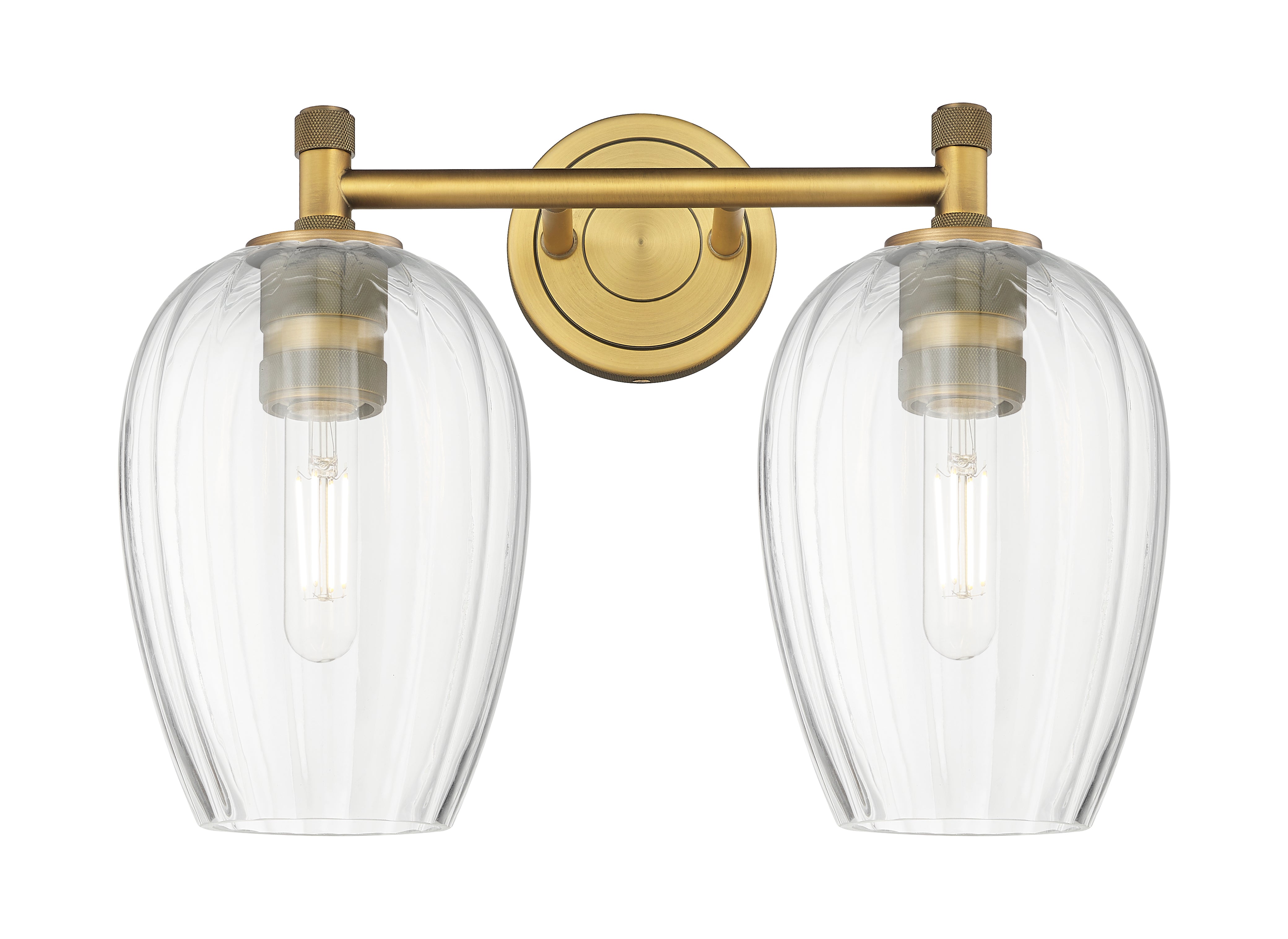 Downtown Urban Bath Vanity Light Brass 9 Inch