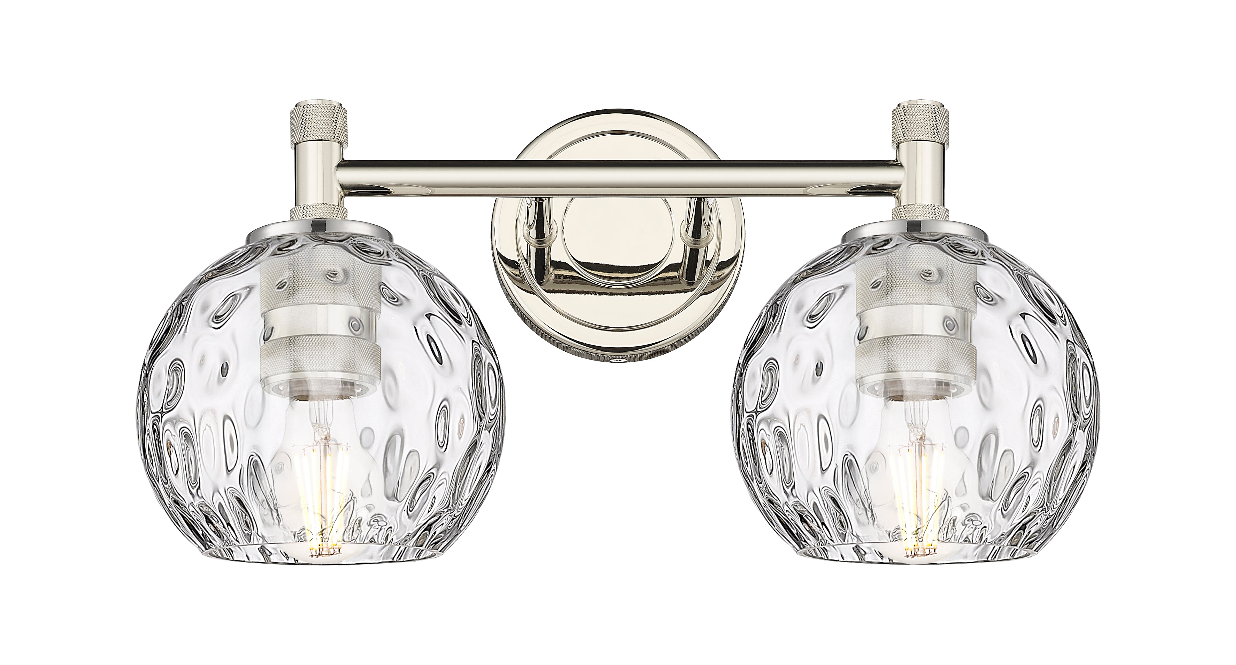 Downtown Urban Bath Vanity Light Glass Brass