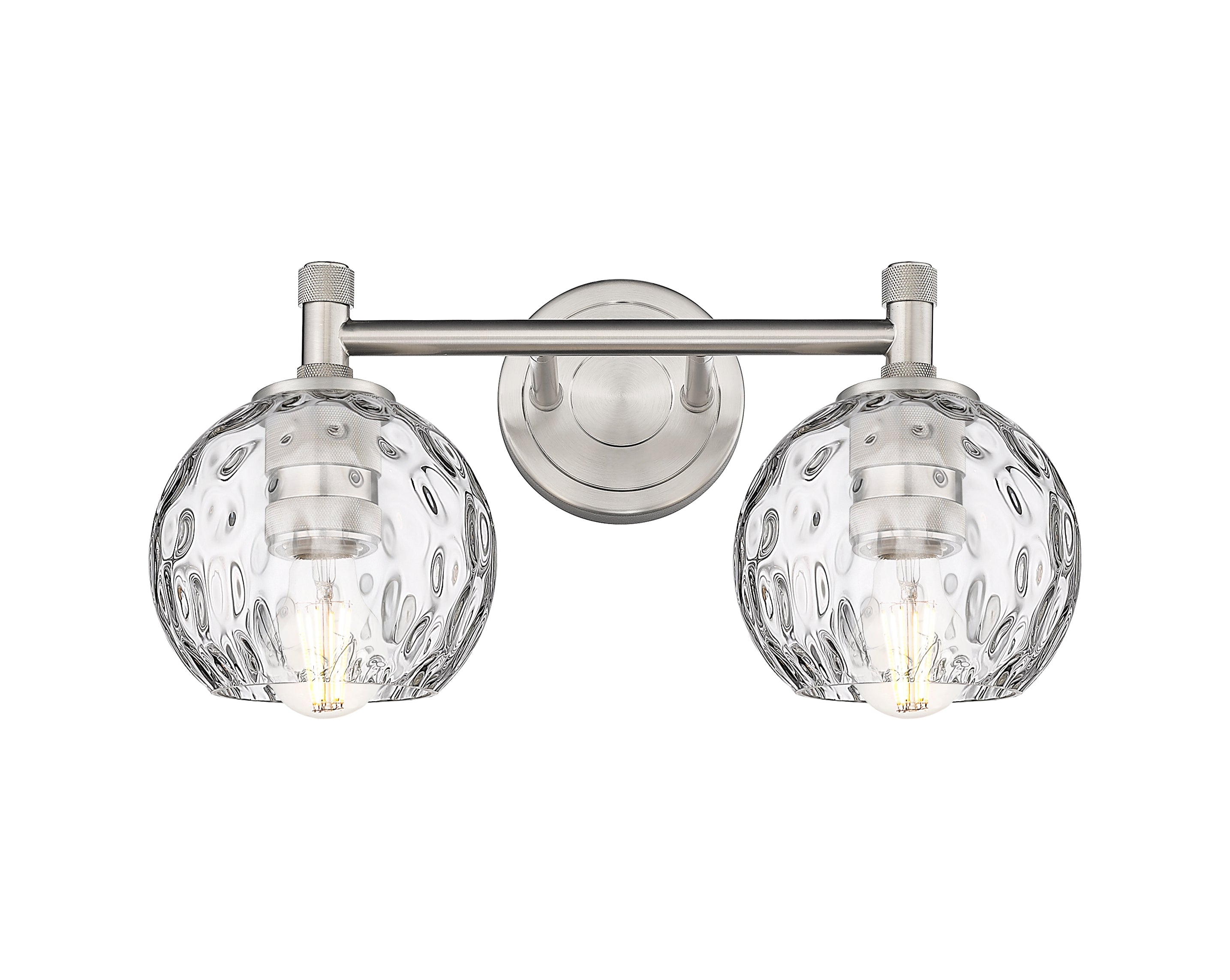 Downtown Urban Bath Vanity Light Glass Brass