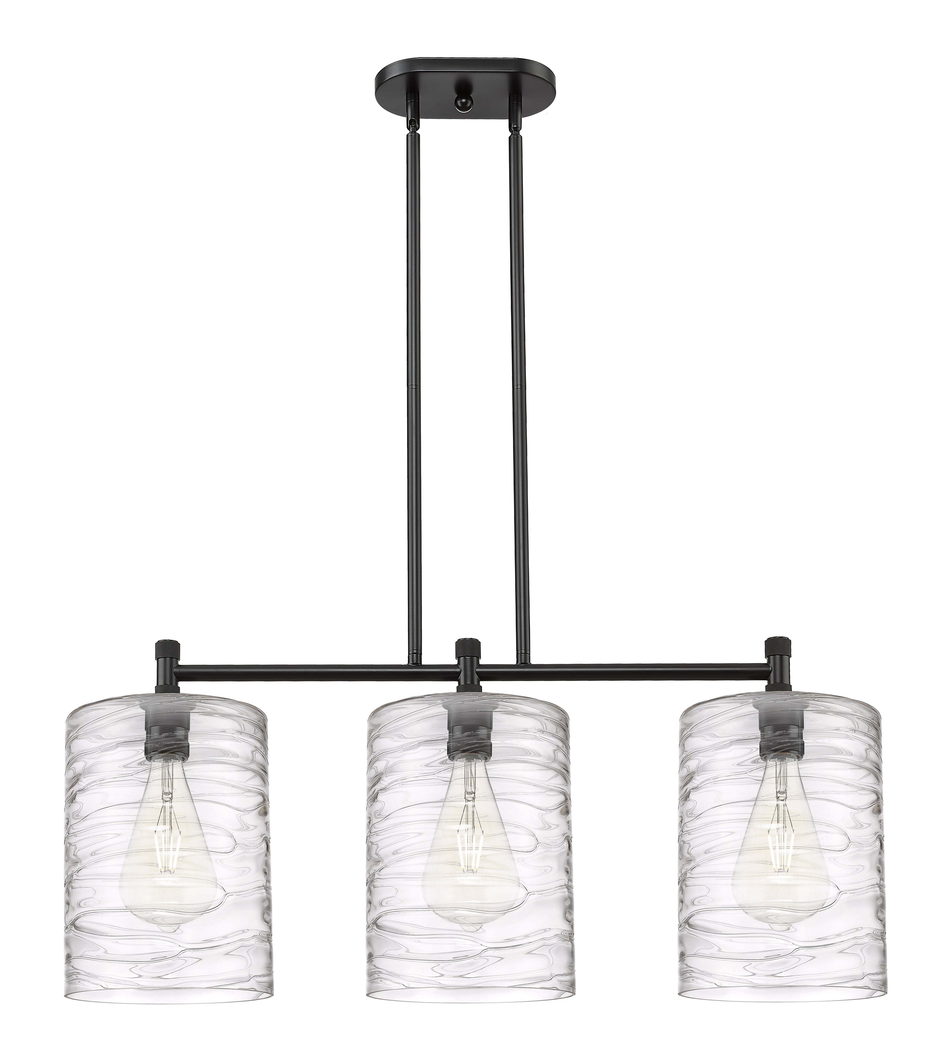 Downtown Urban Island Light Cast Brass