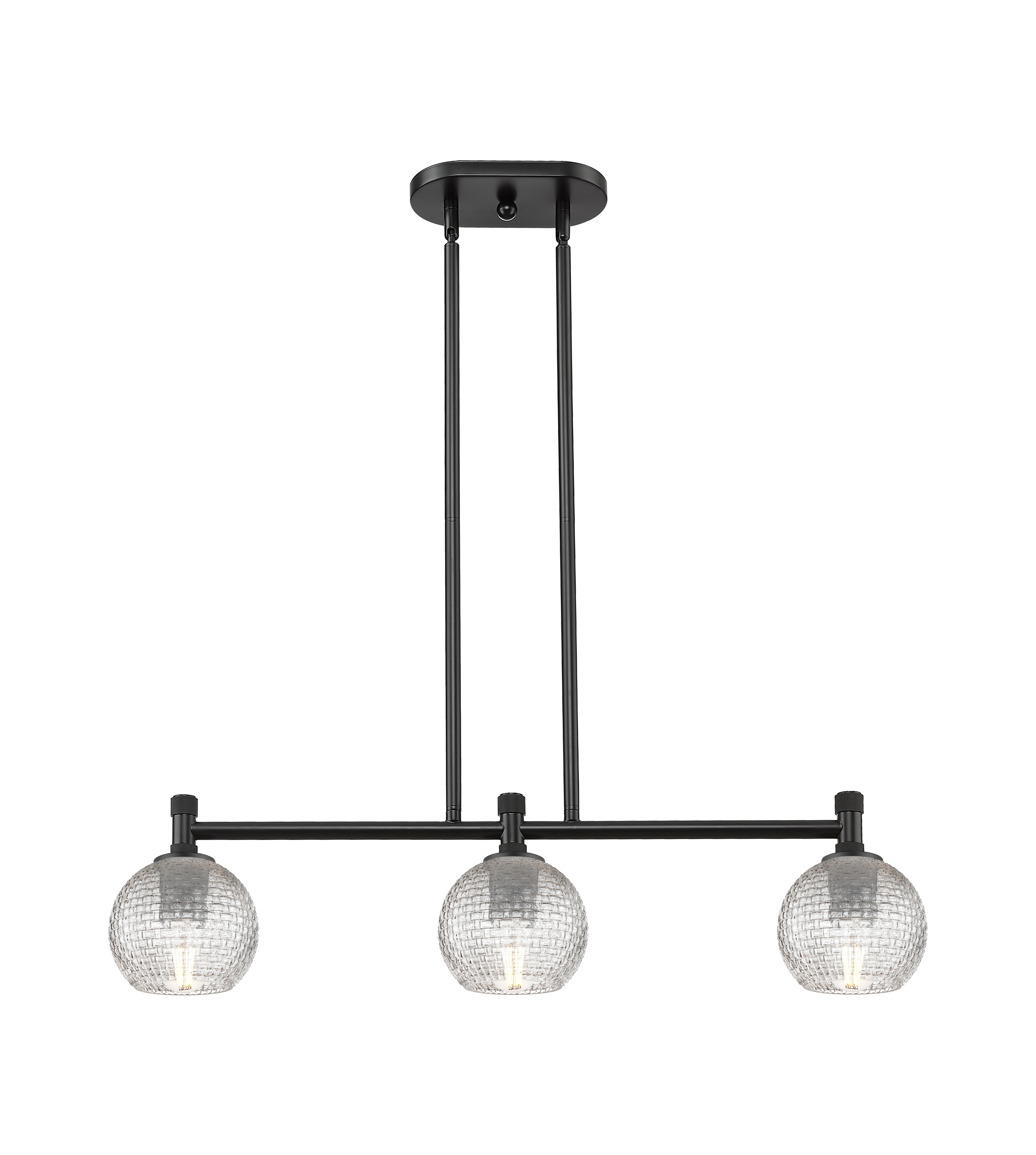 Downtown Urban Island Light Cast Brass