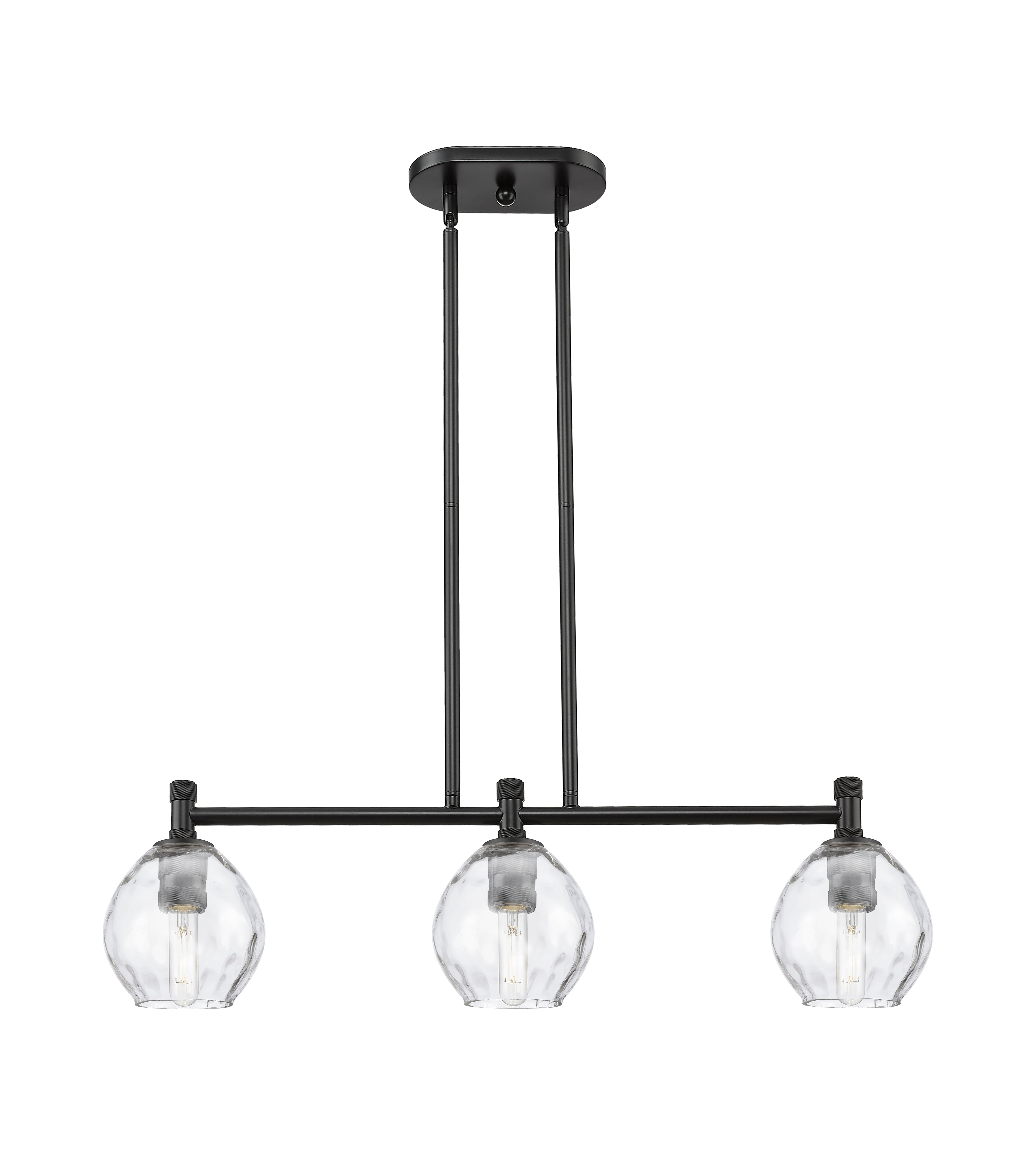Downtown Urban Island Light Cast Brass