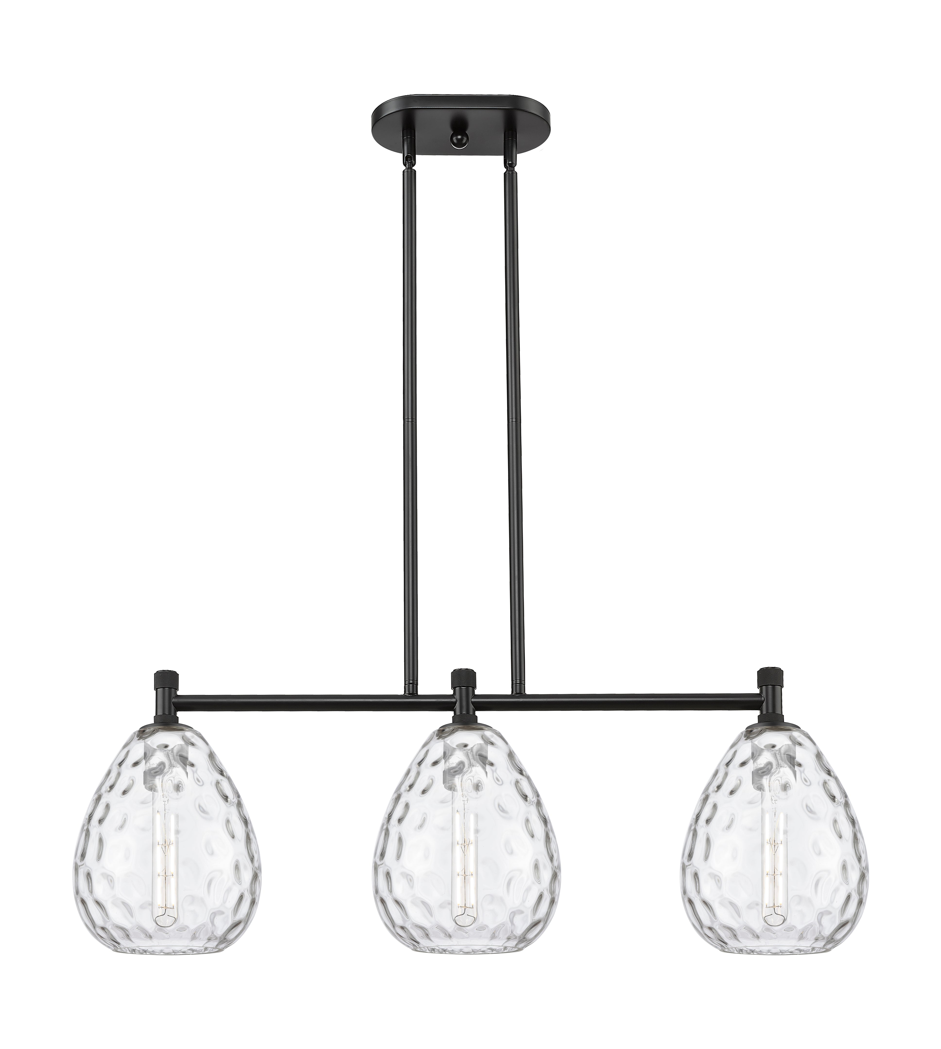Downtown Urban Island Light Cast Brass Steel