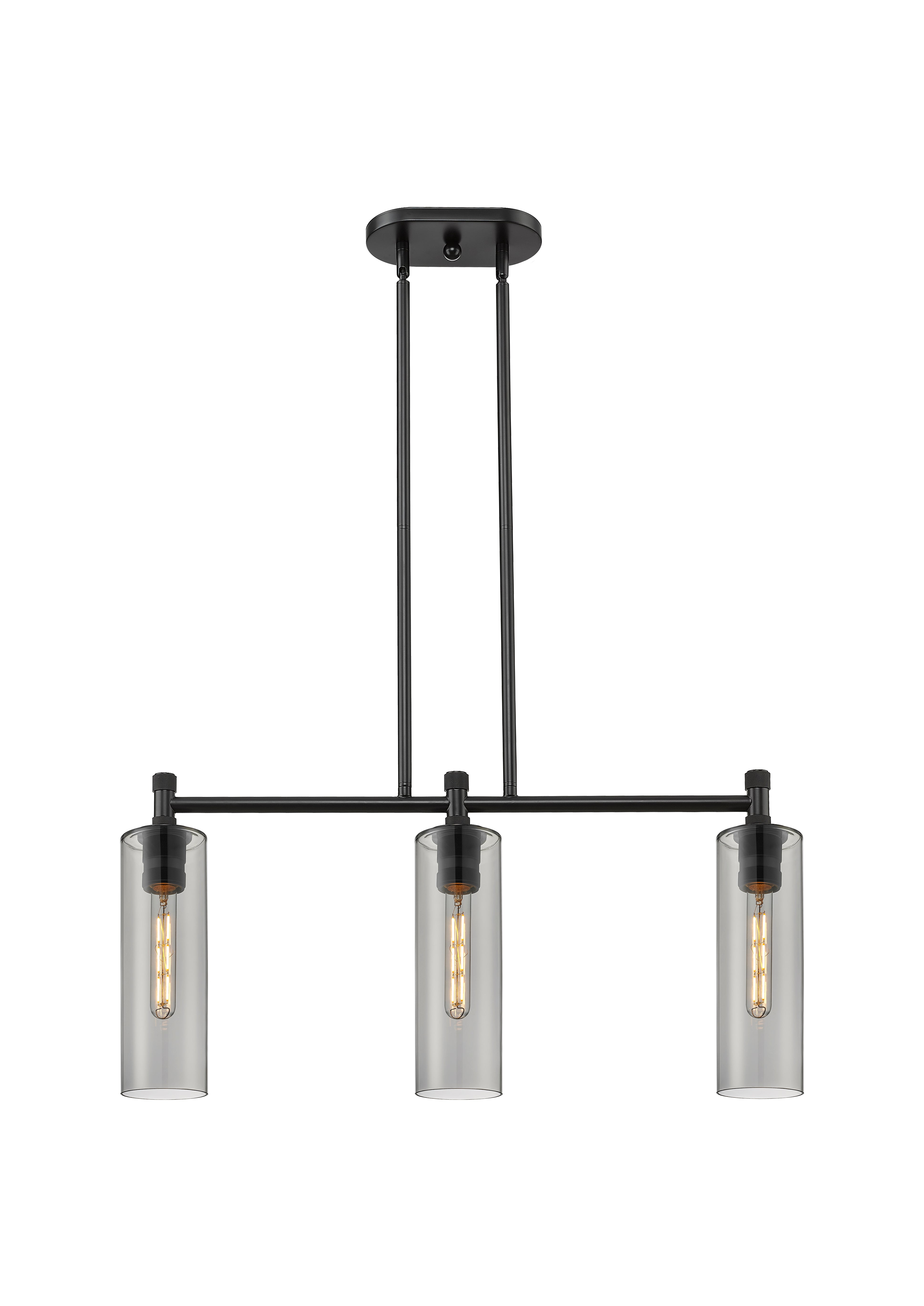 Downtown Urban Island Light Cast Brass