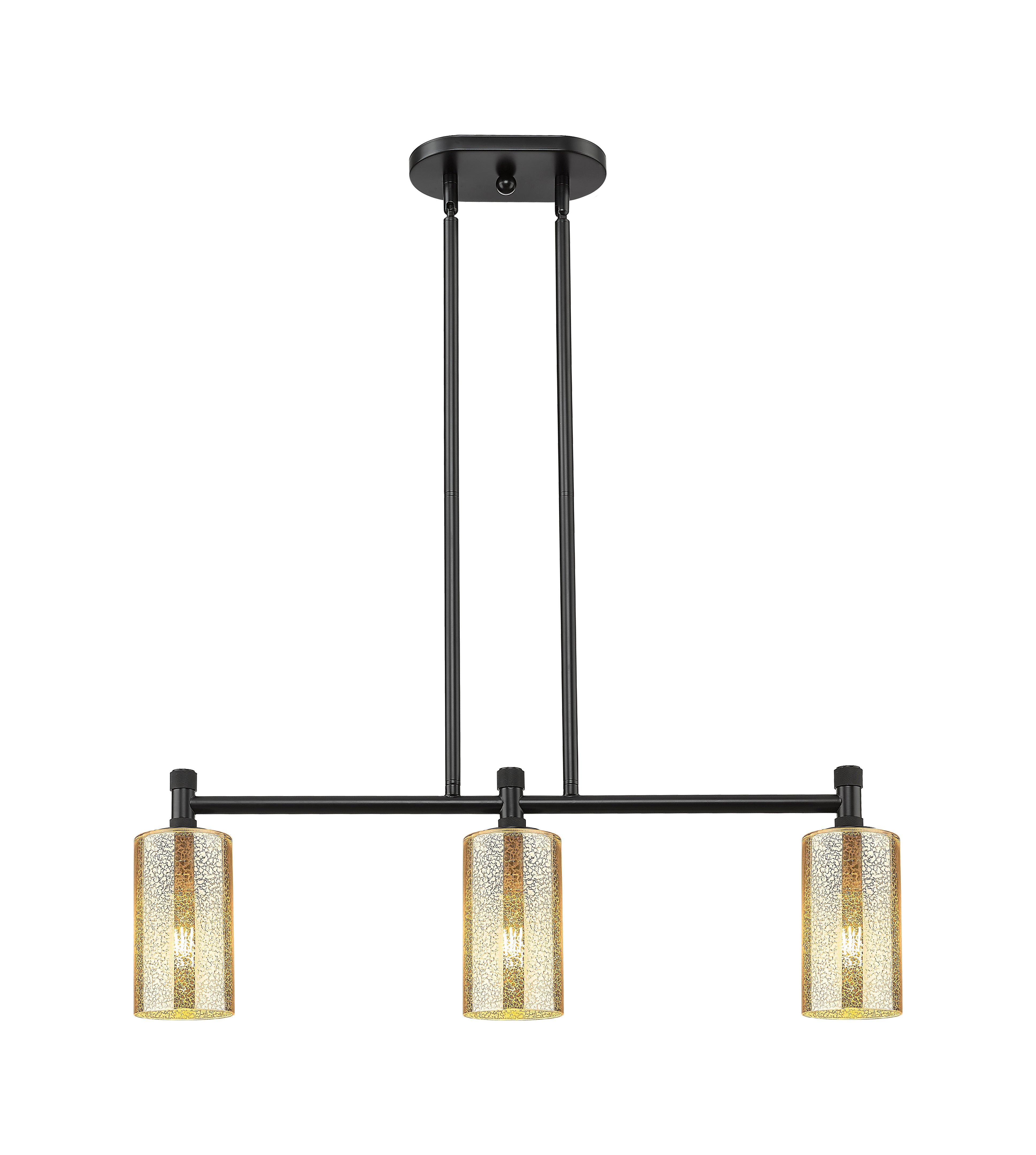 Downtown Urban Island Light Cast Brass