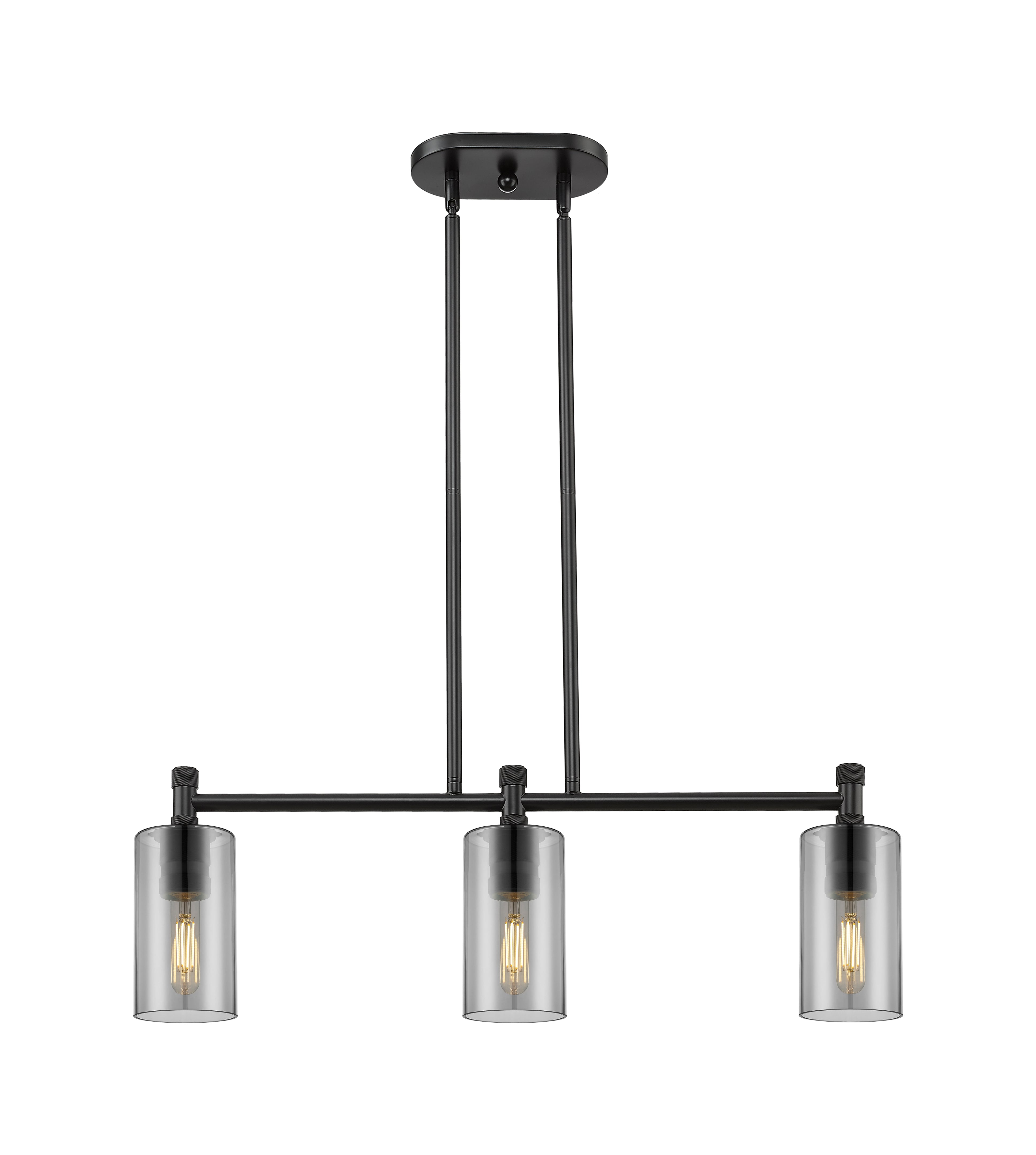 Downtown Urban Island Light Cast Brass