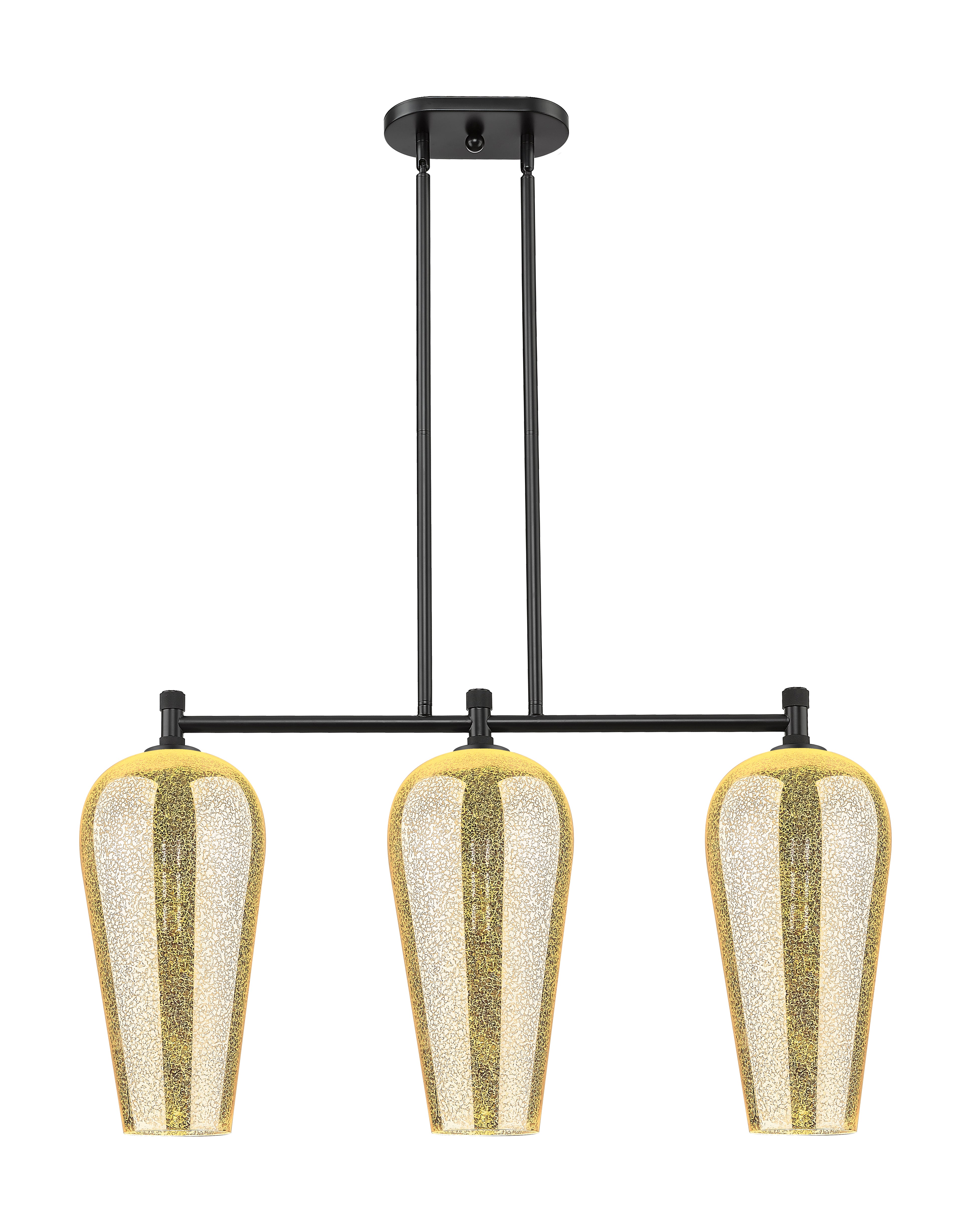 Downtown Urban Island Light Cast Brass