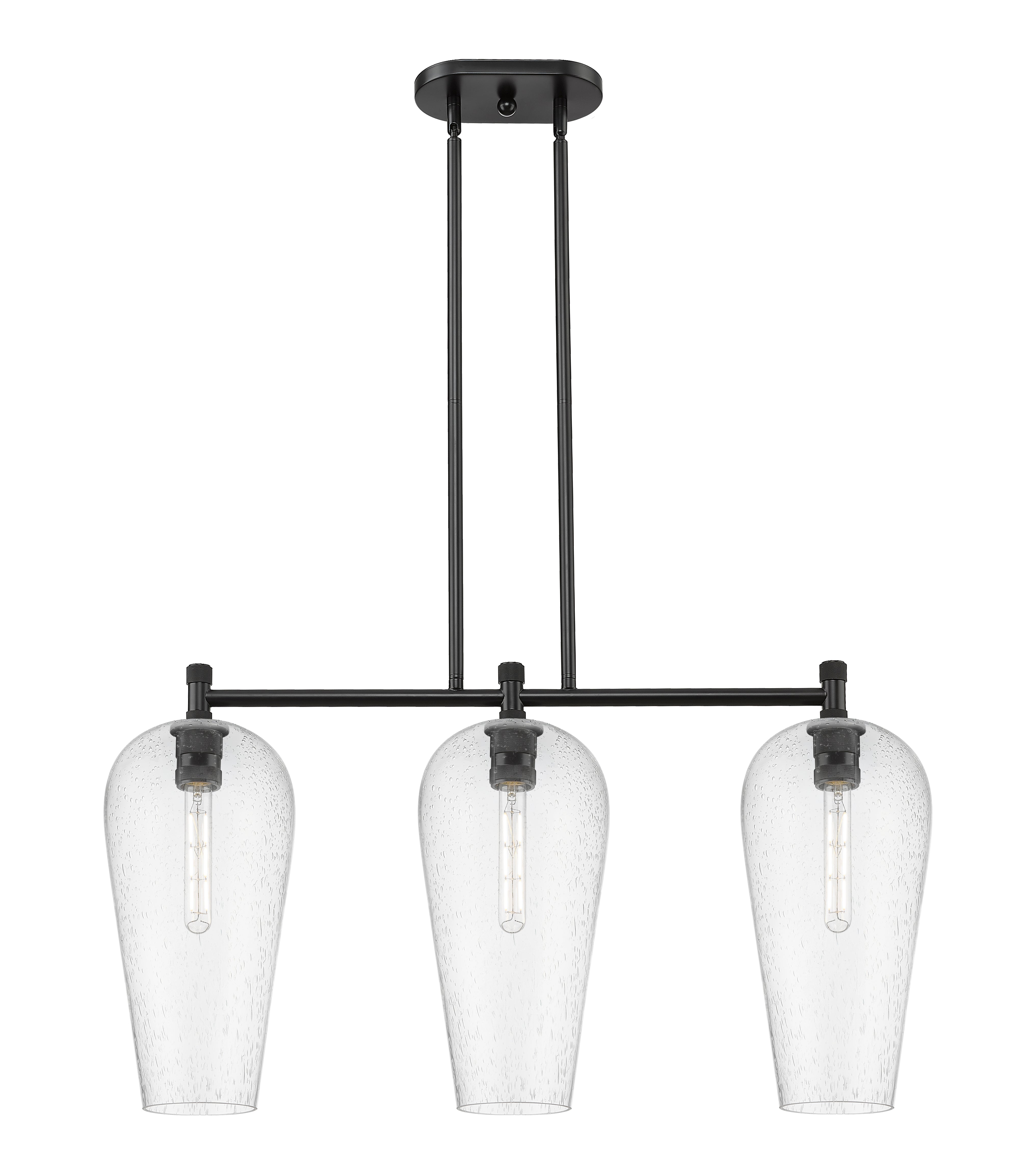 Downtown Urban Island Light Cast Brass