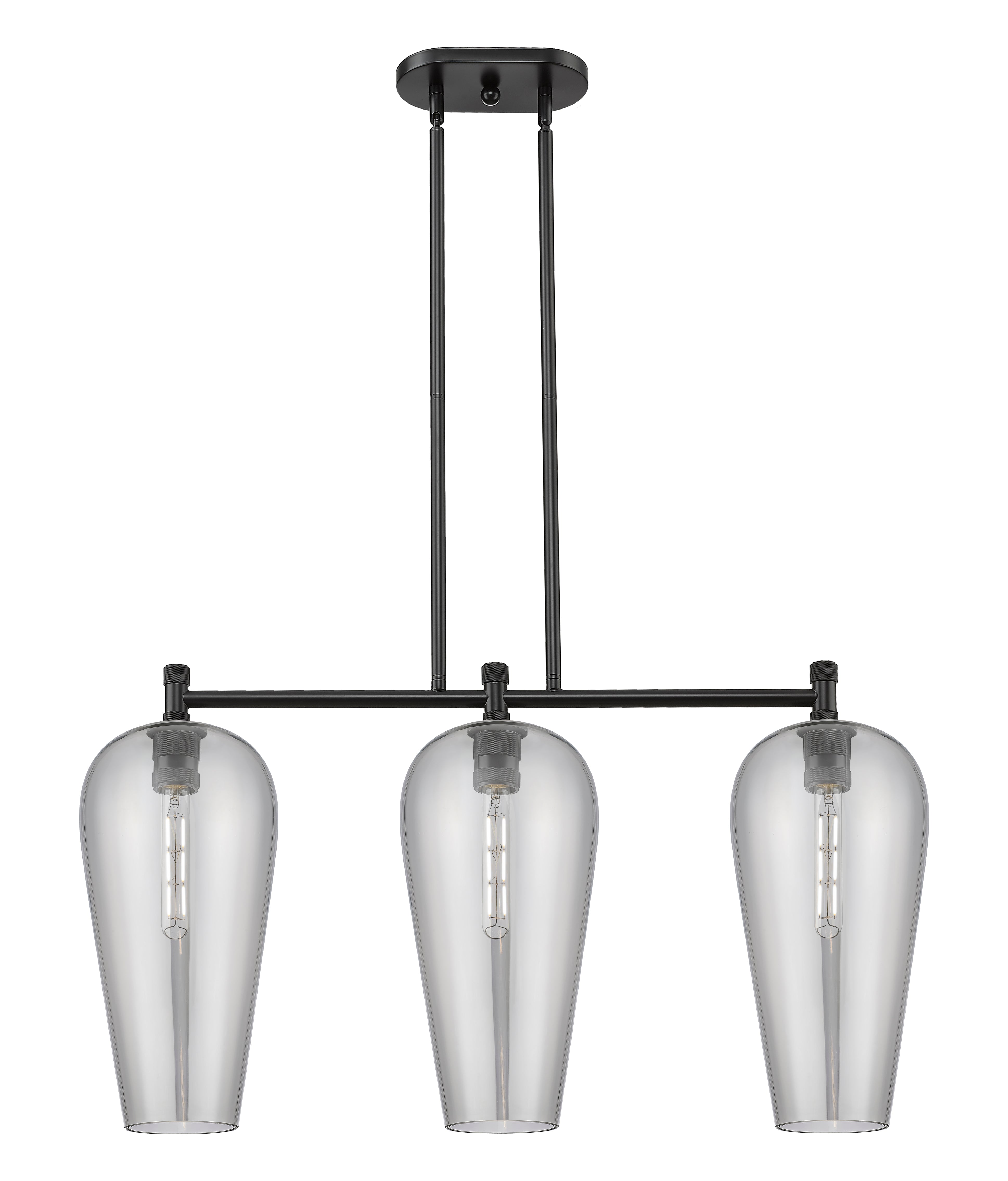 Downtown Urban Island Light Cast Brass