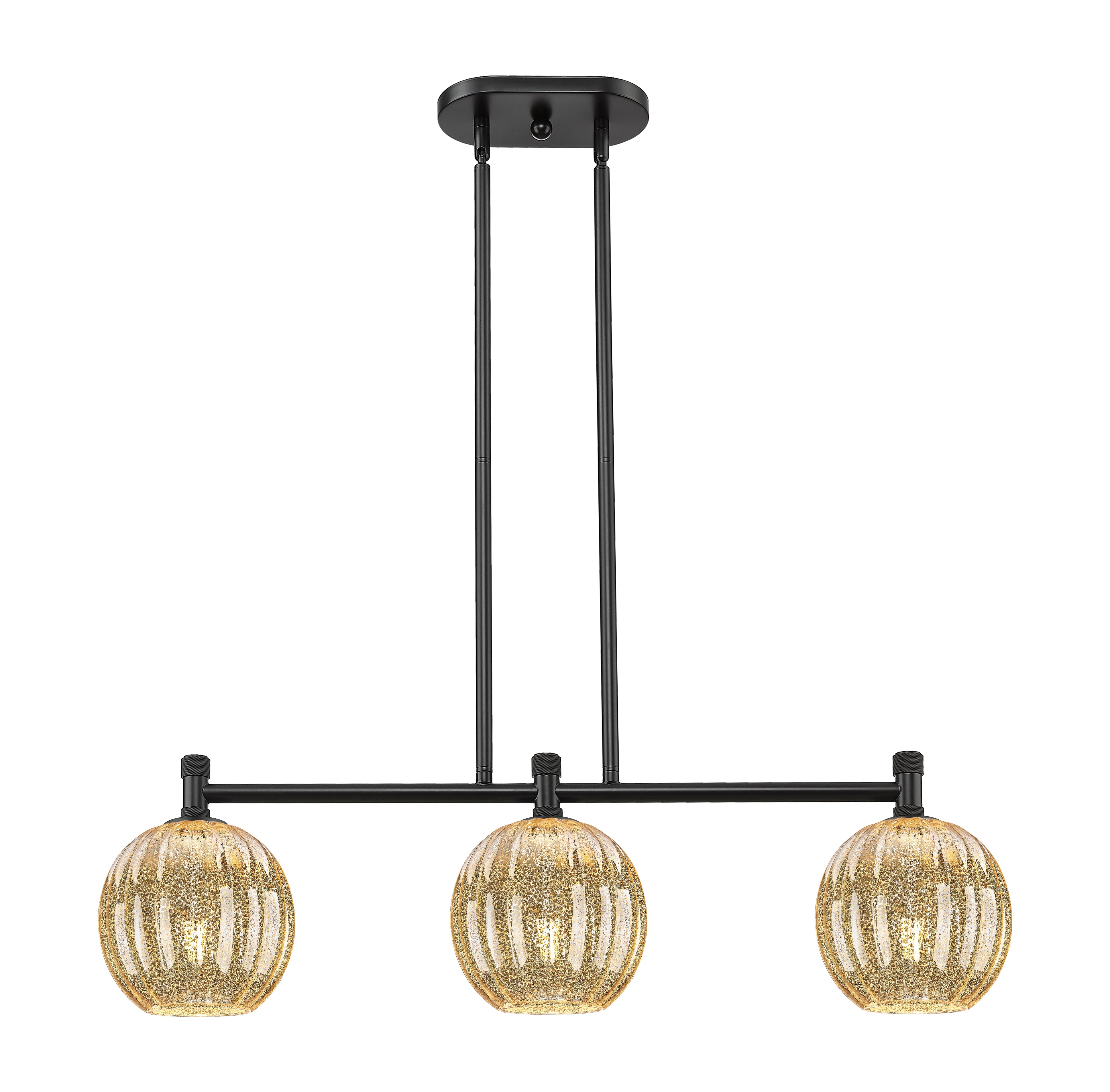 Downtown Urban Island Light Cast Brass