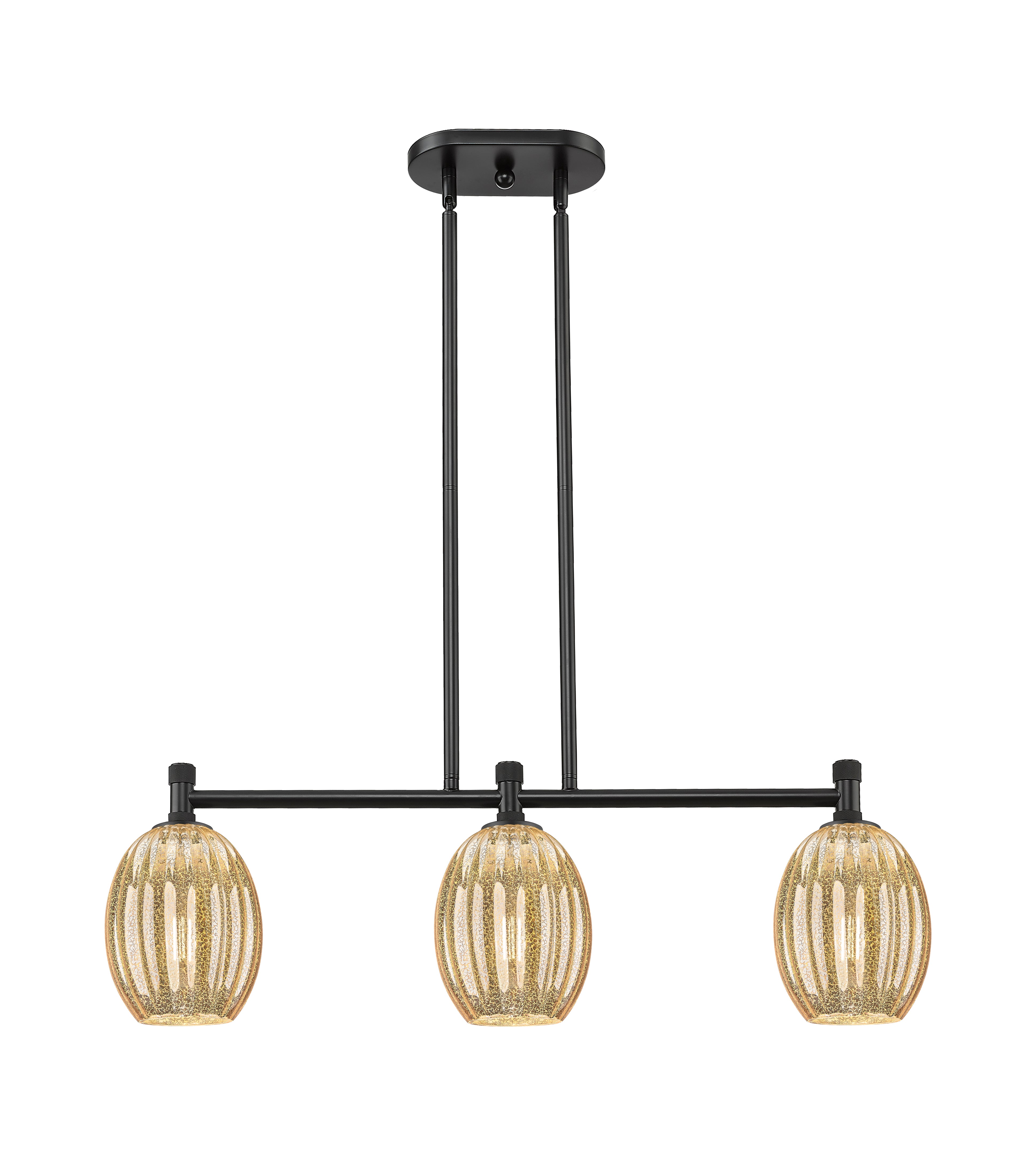 Downtown Urban Island Light Brass Finish