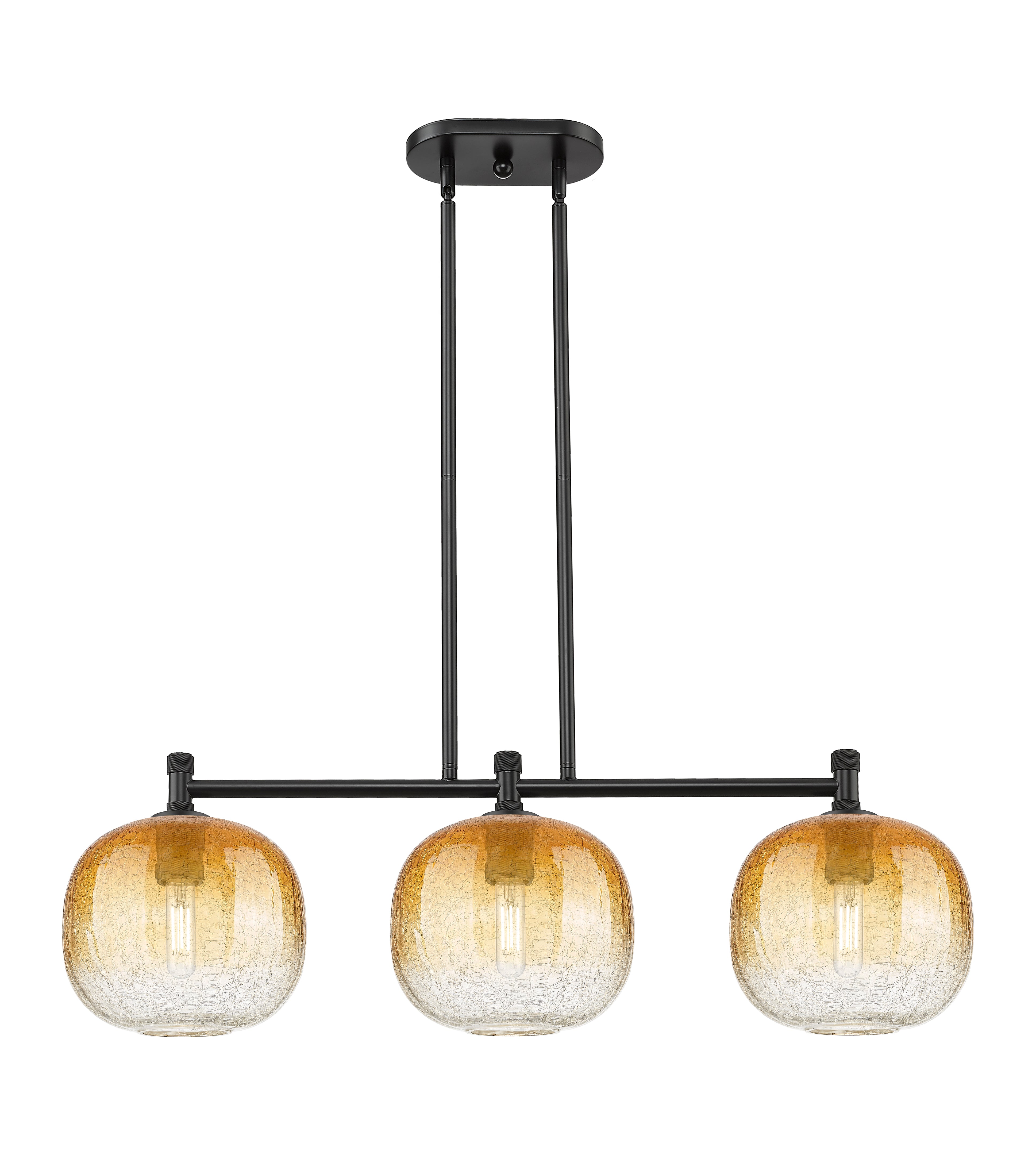 Downtown Urban Island Light Cast Brass