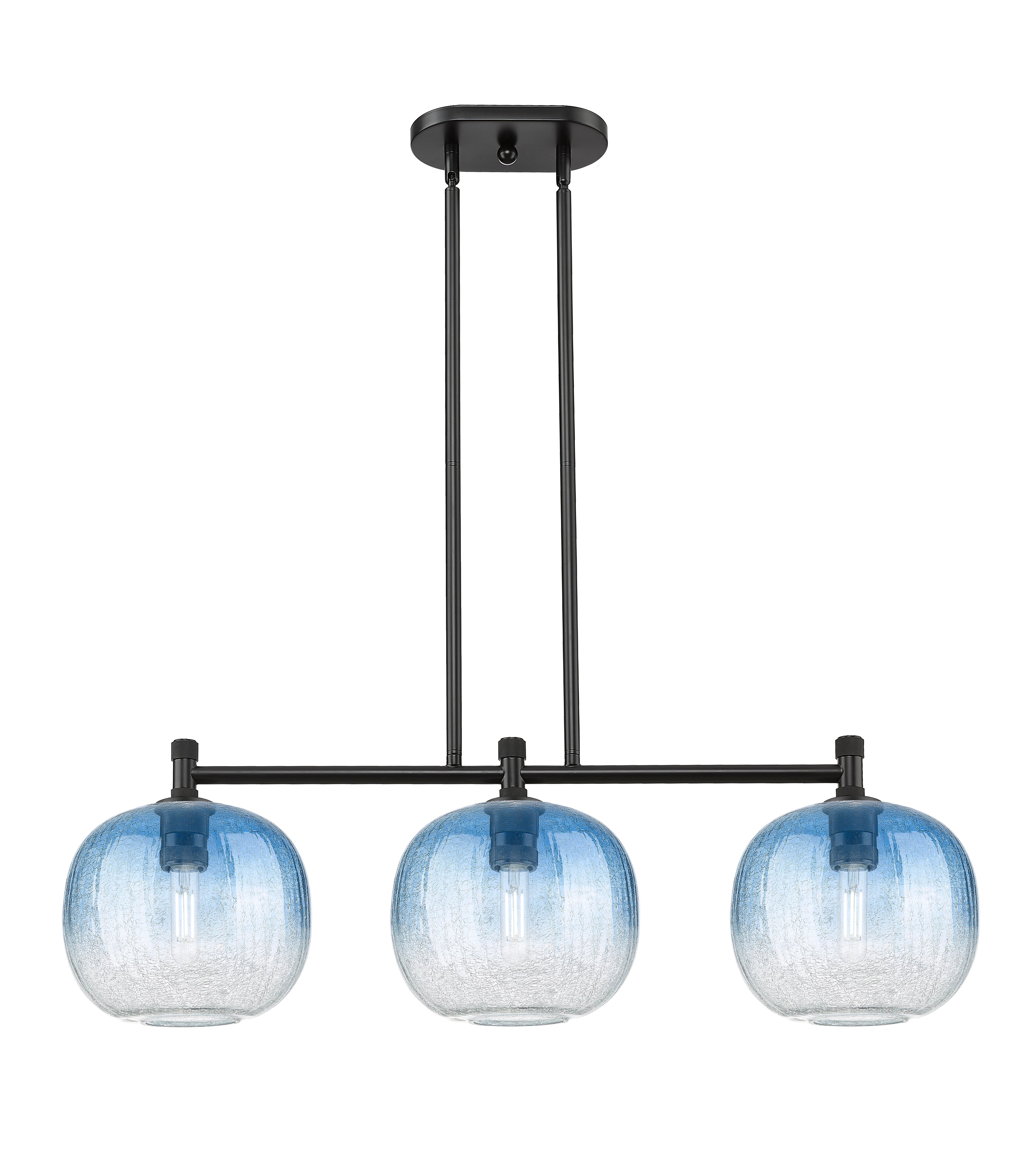 Downtown Urban Island Light Cast Brass