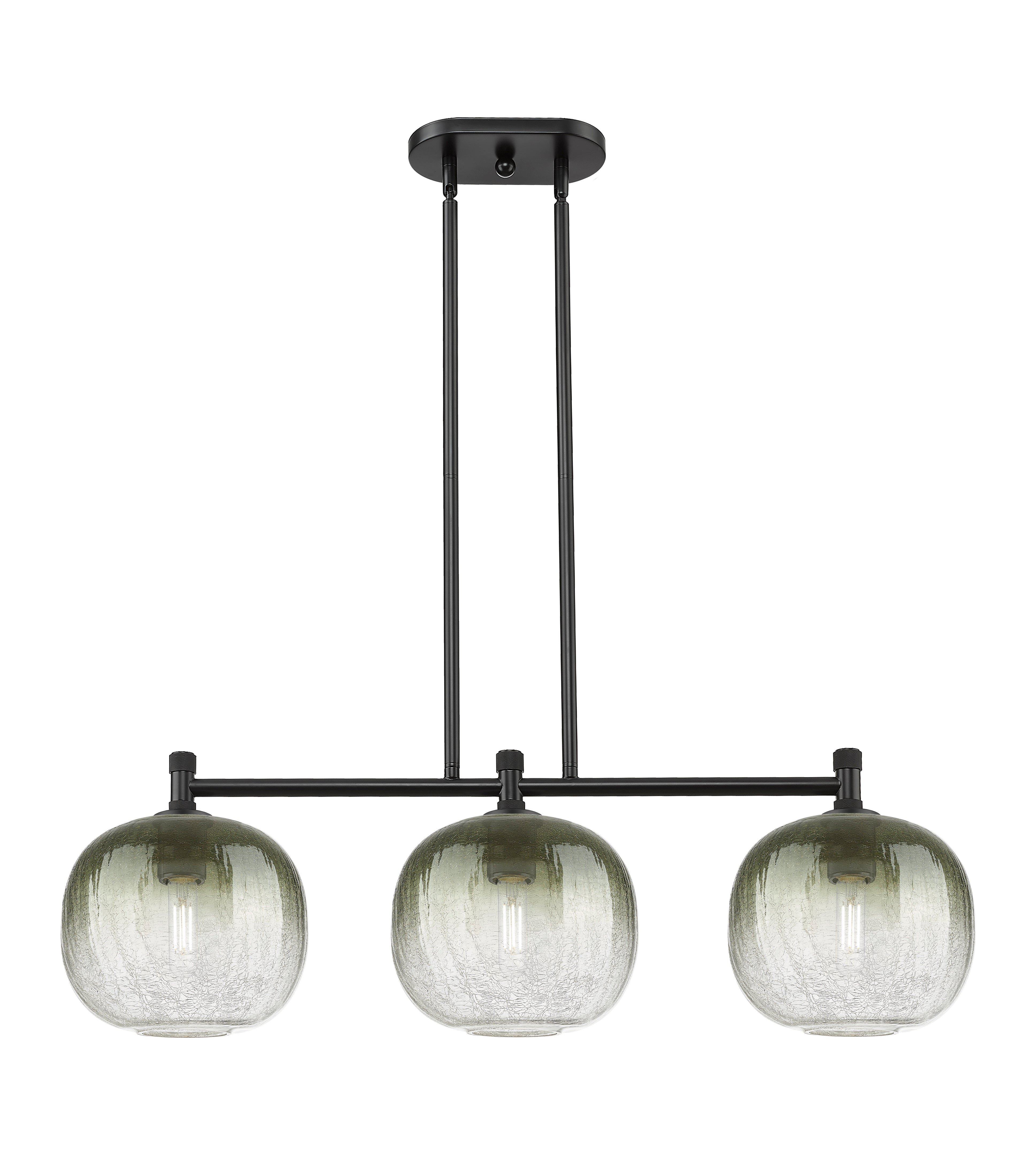 Downtown Urban Island Light Cast Brass