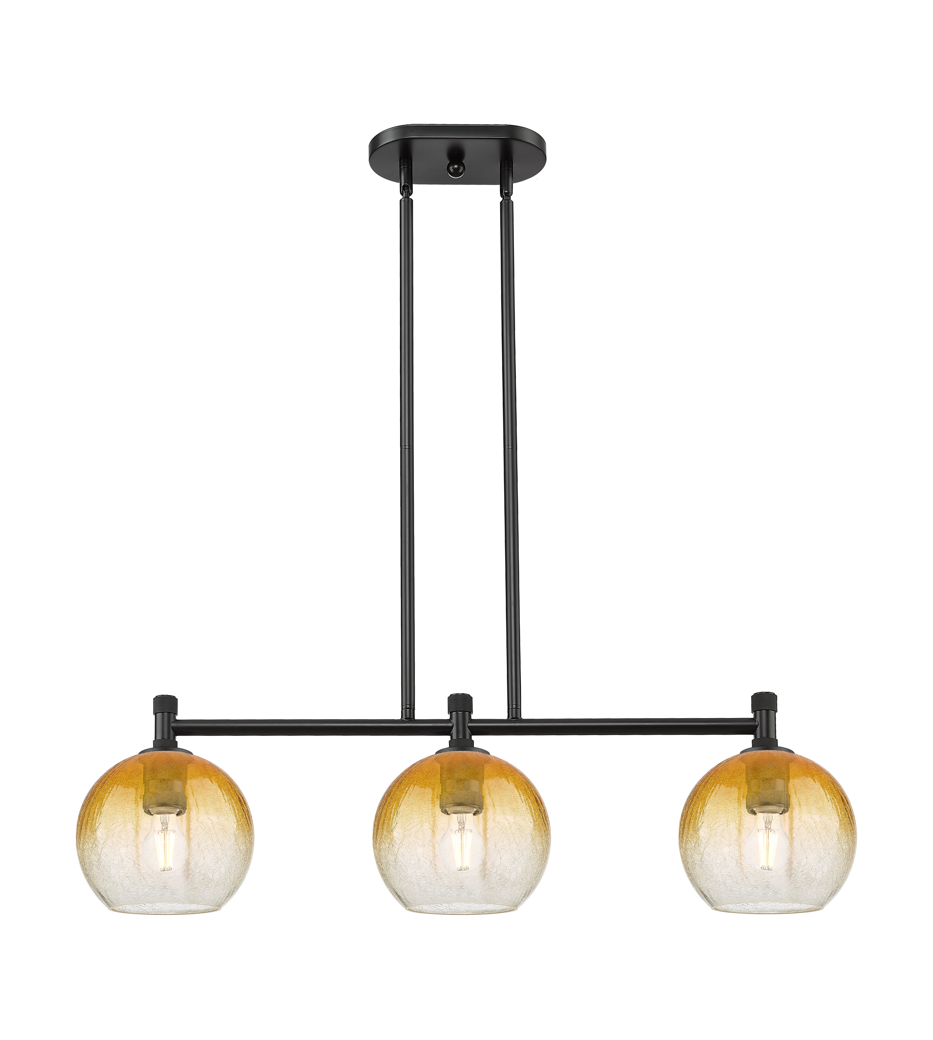 Downtown Urban Island Light Cast Brass