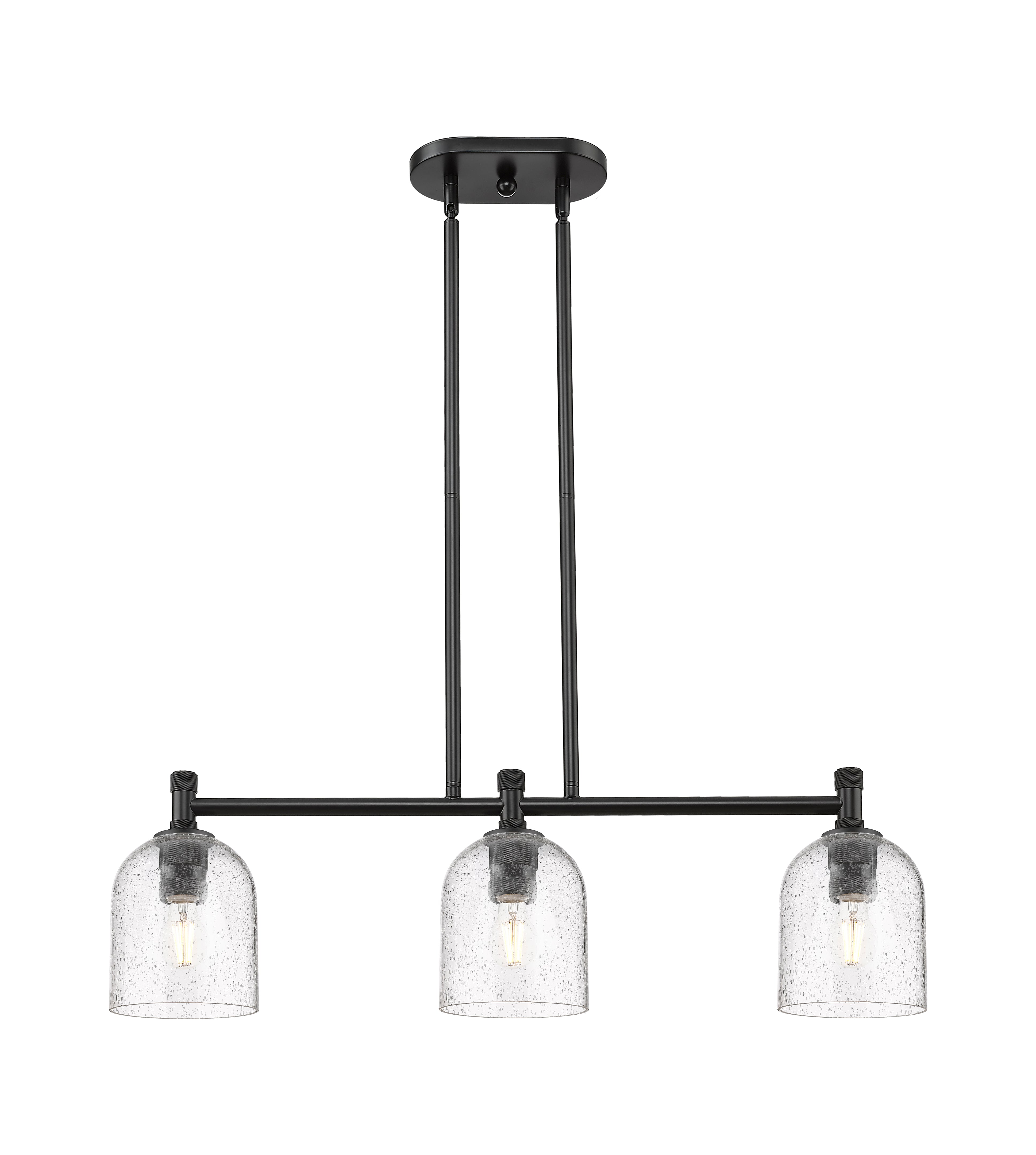 Downtown Urban Island Light Cast Brass