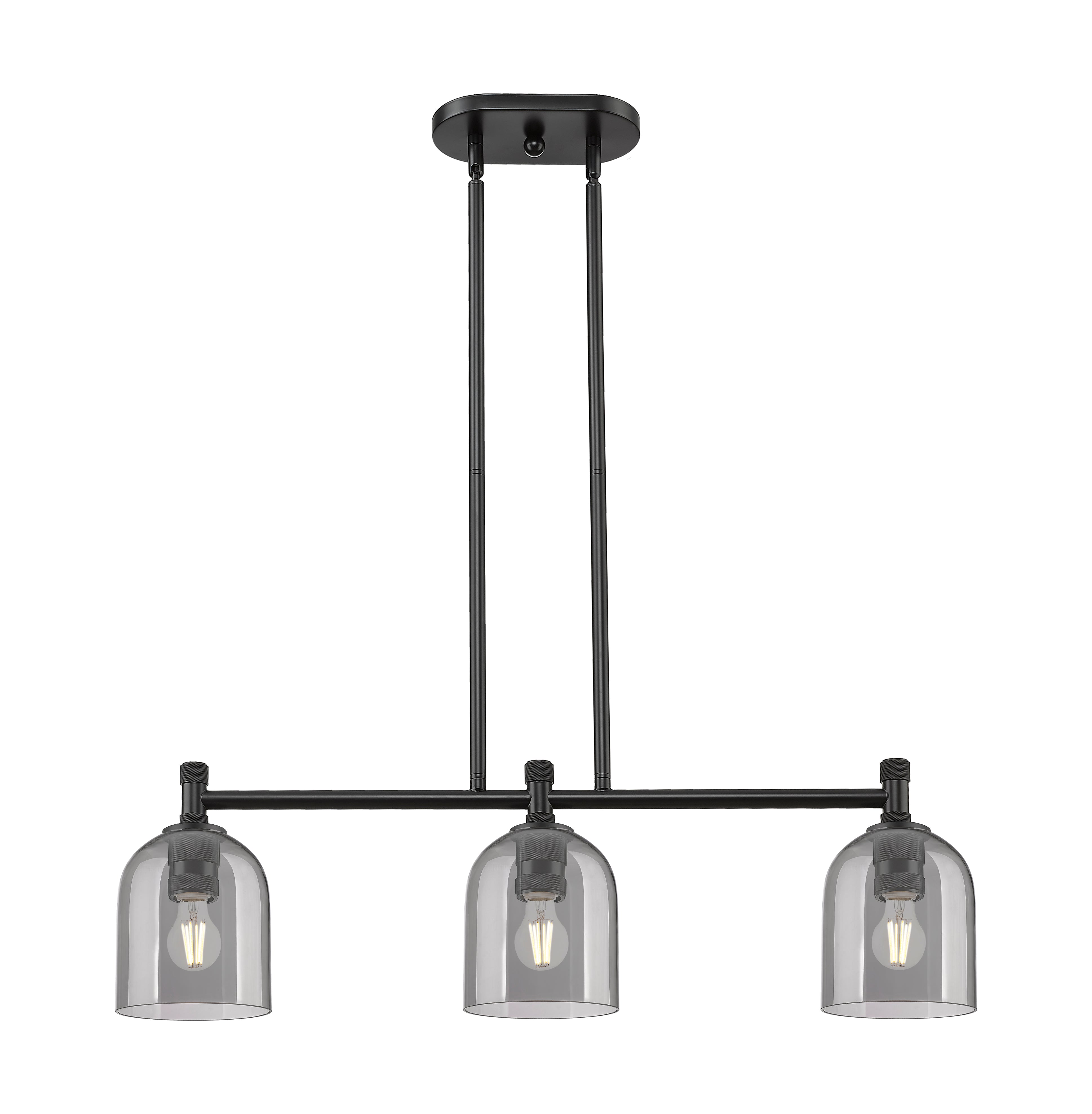 Downtown Urban Island Light Cast Brass