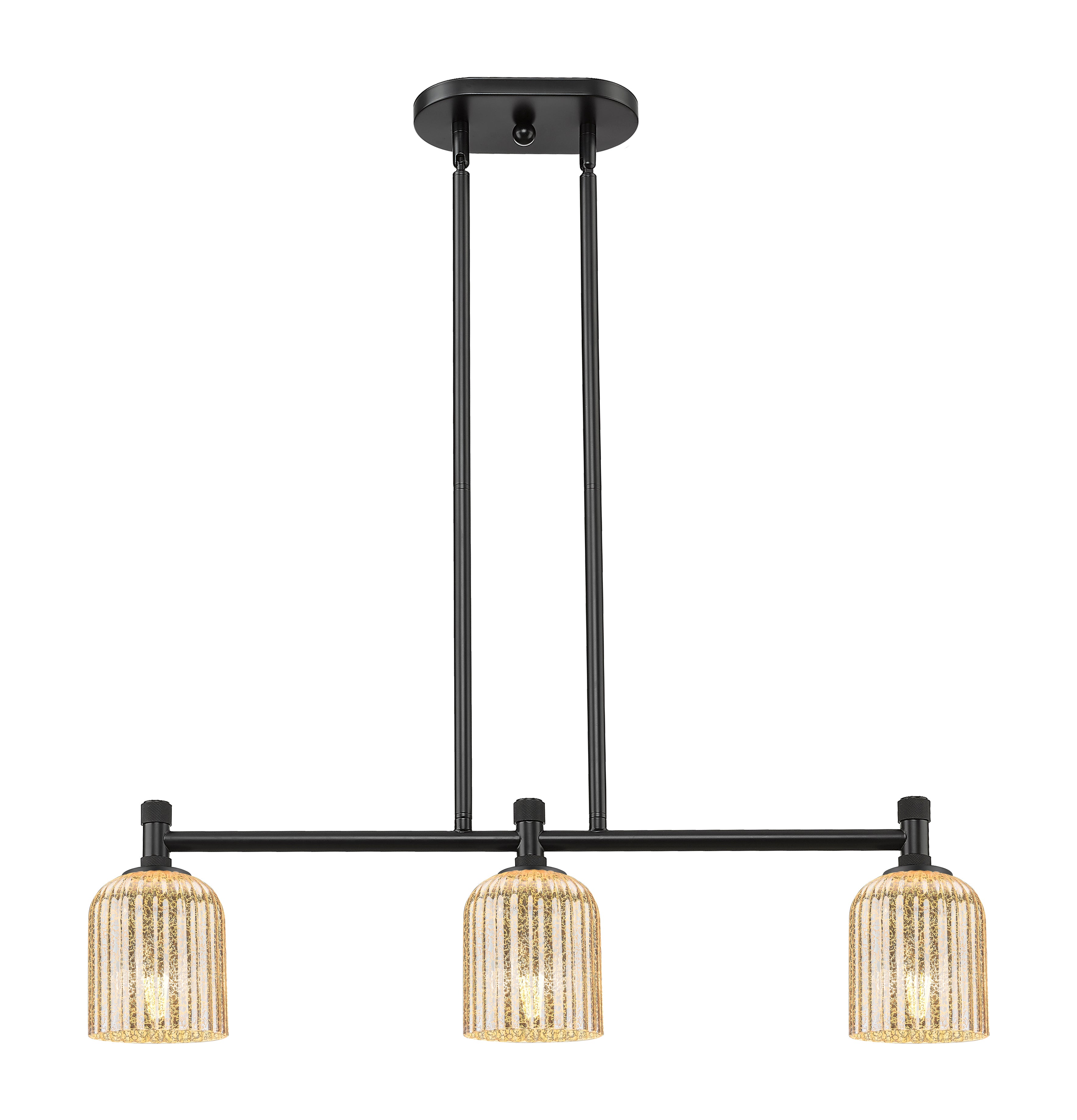 Downtown Urban Island Light Cast Brass