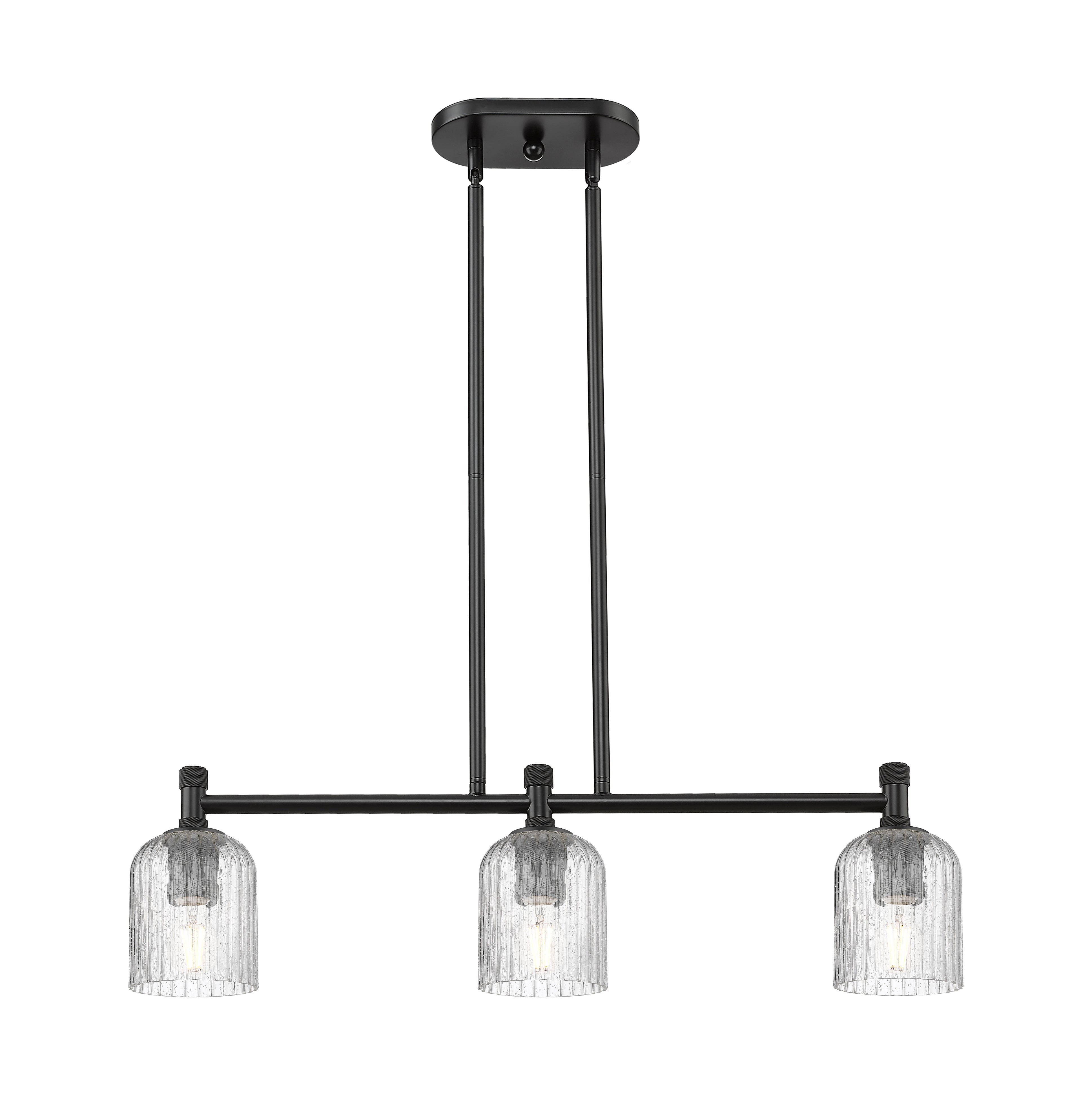 Downtown Urban Island Light Cast Brass