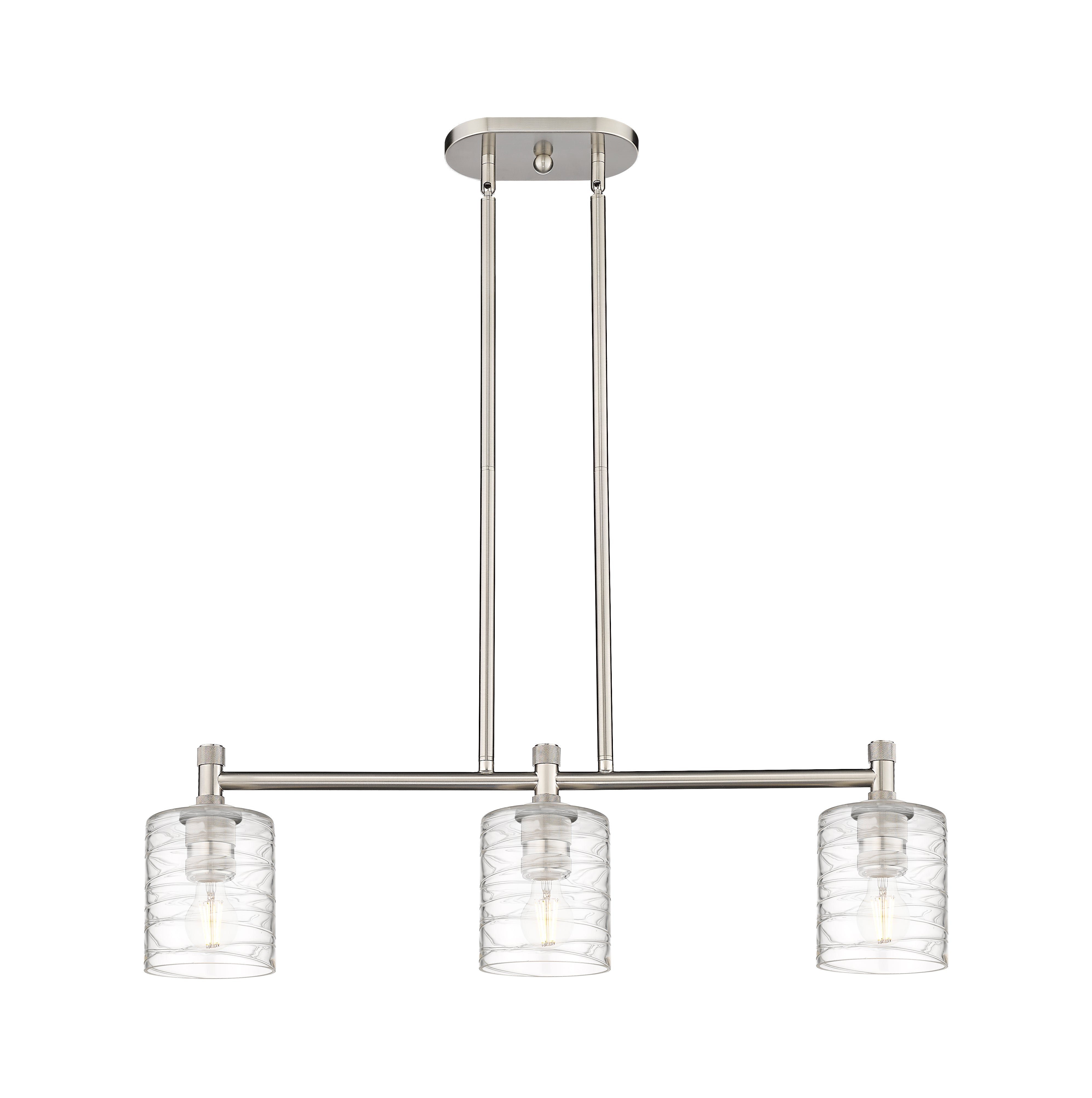 Downtown Urban Island Light Cast Brass