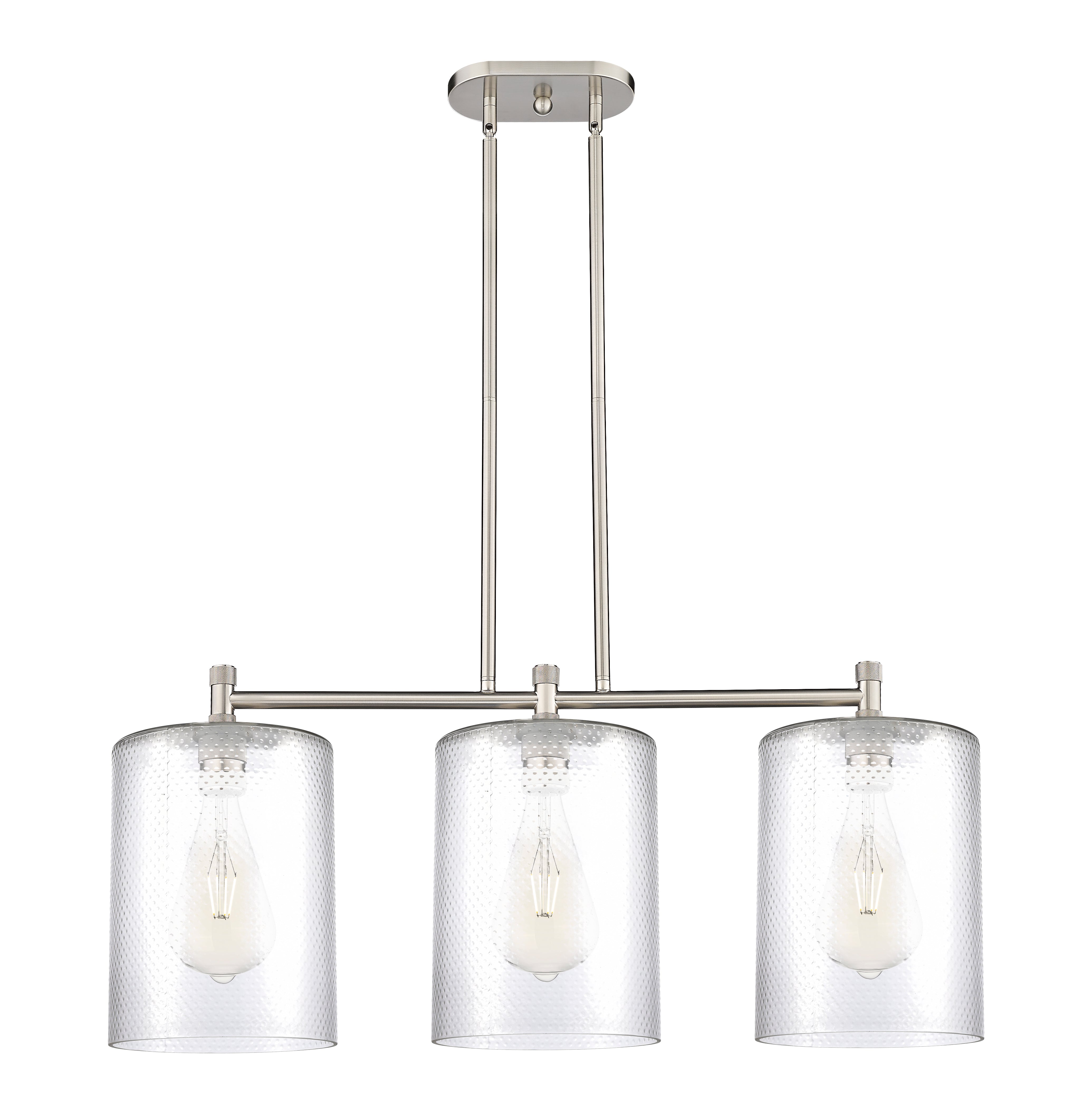 Downtown Urban Island Light Cast Brass