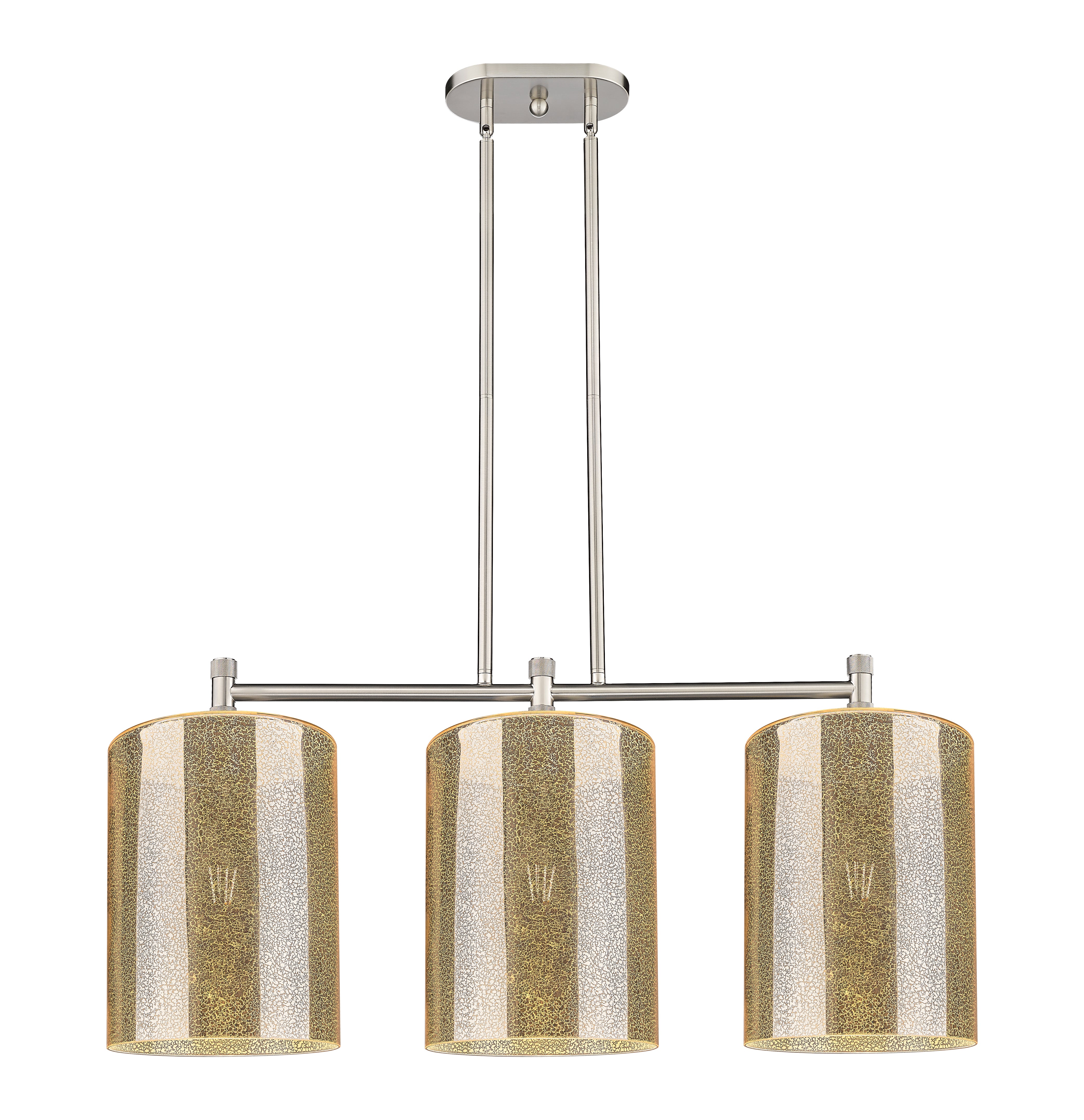 Downtown Urban Island Light Cast Brass