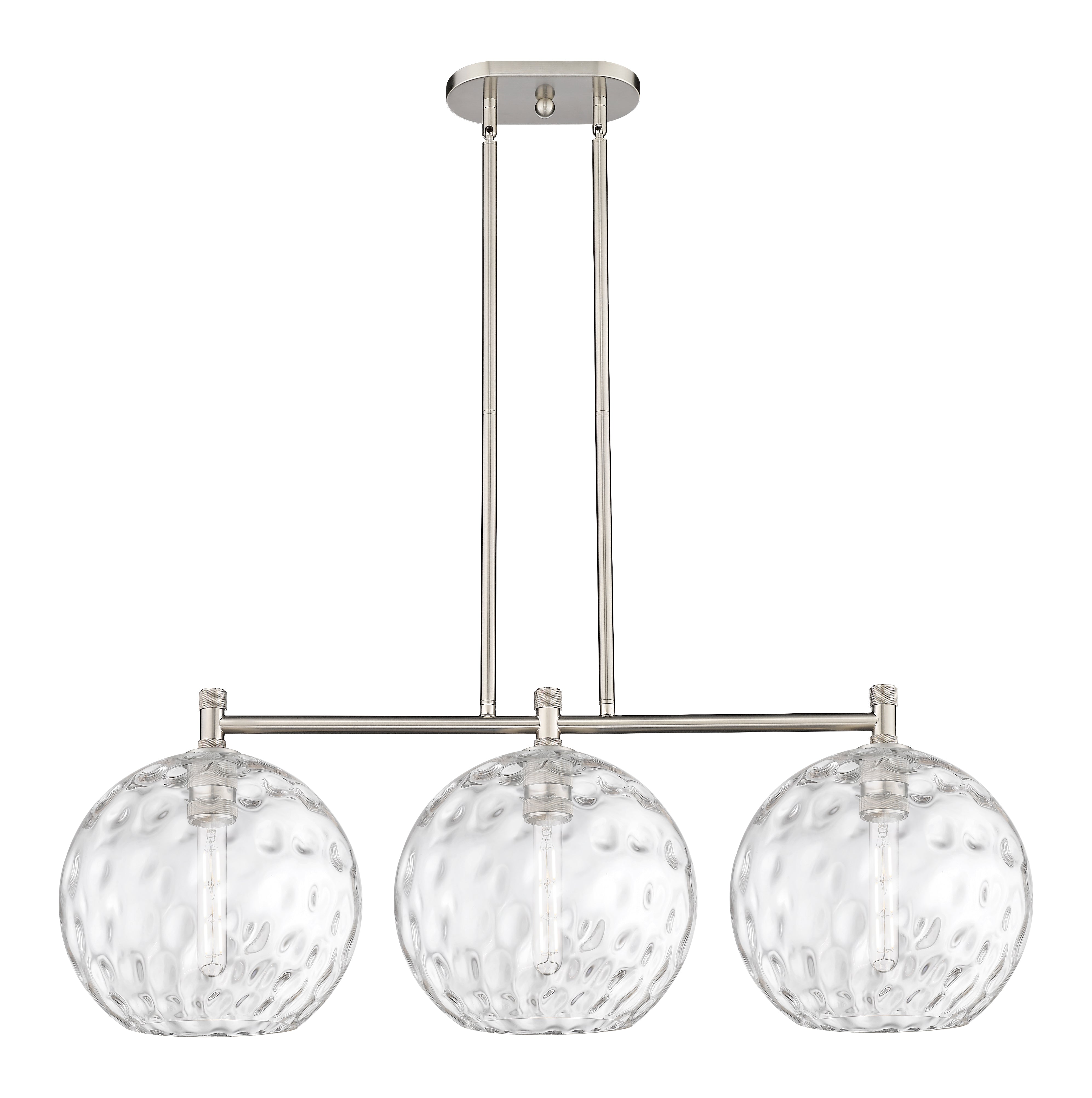 Downtown Urban Island Light Cast Brass Steel