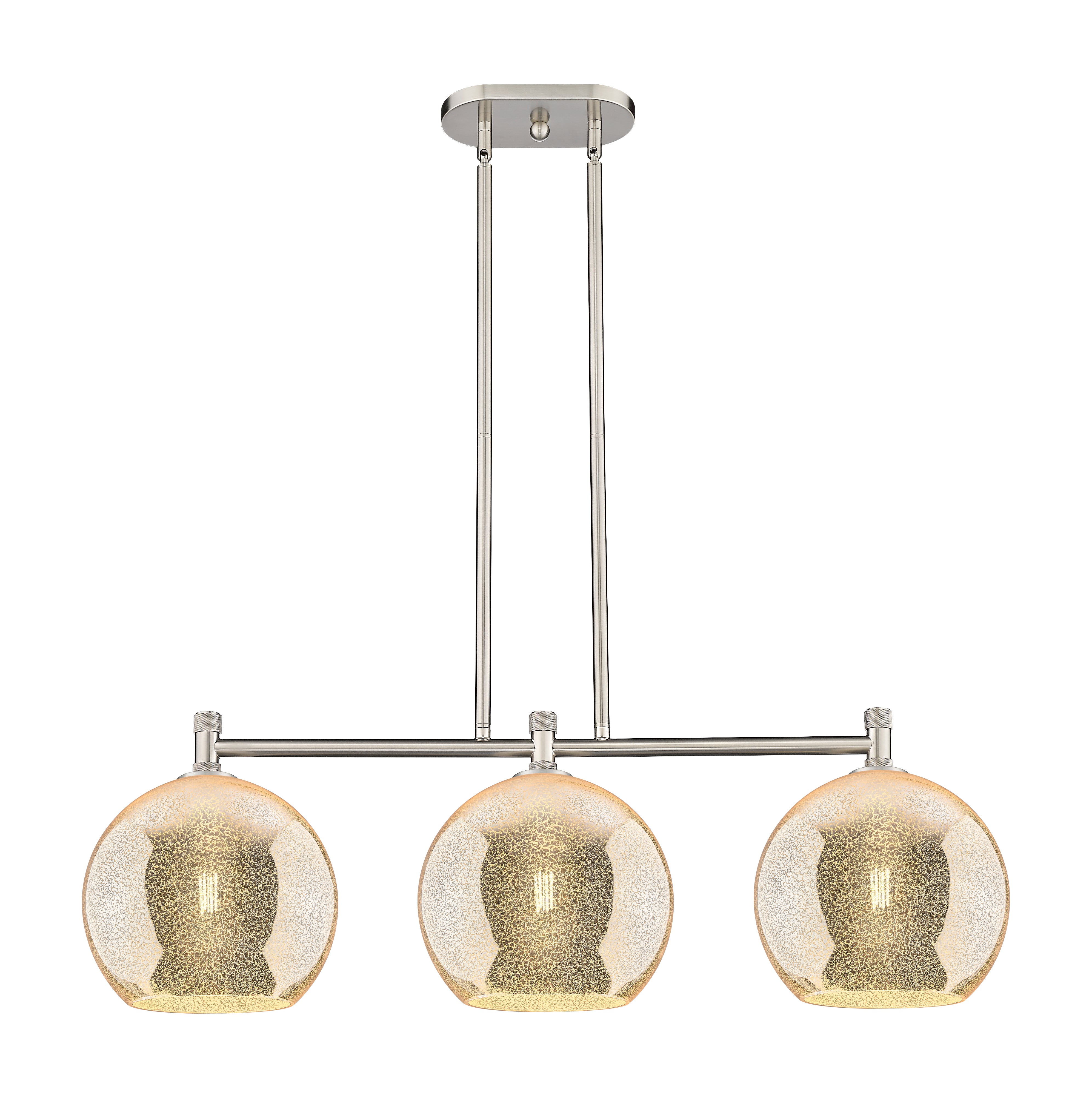 Downtown Urban Island Light Cast Brass