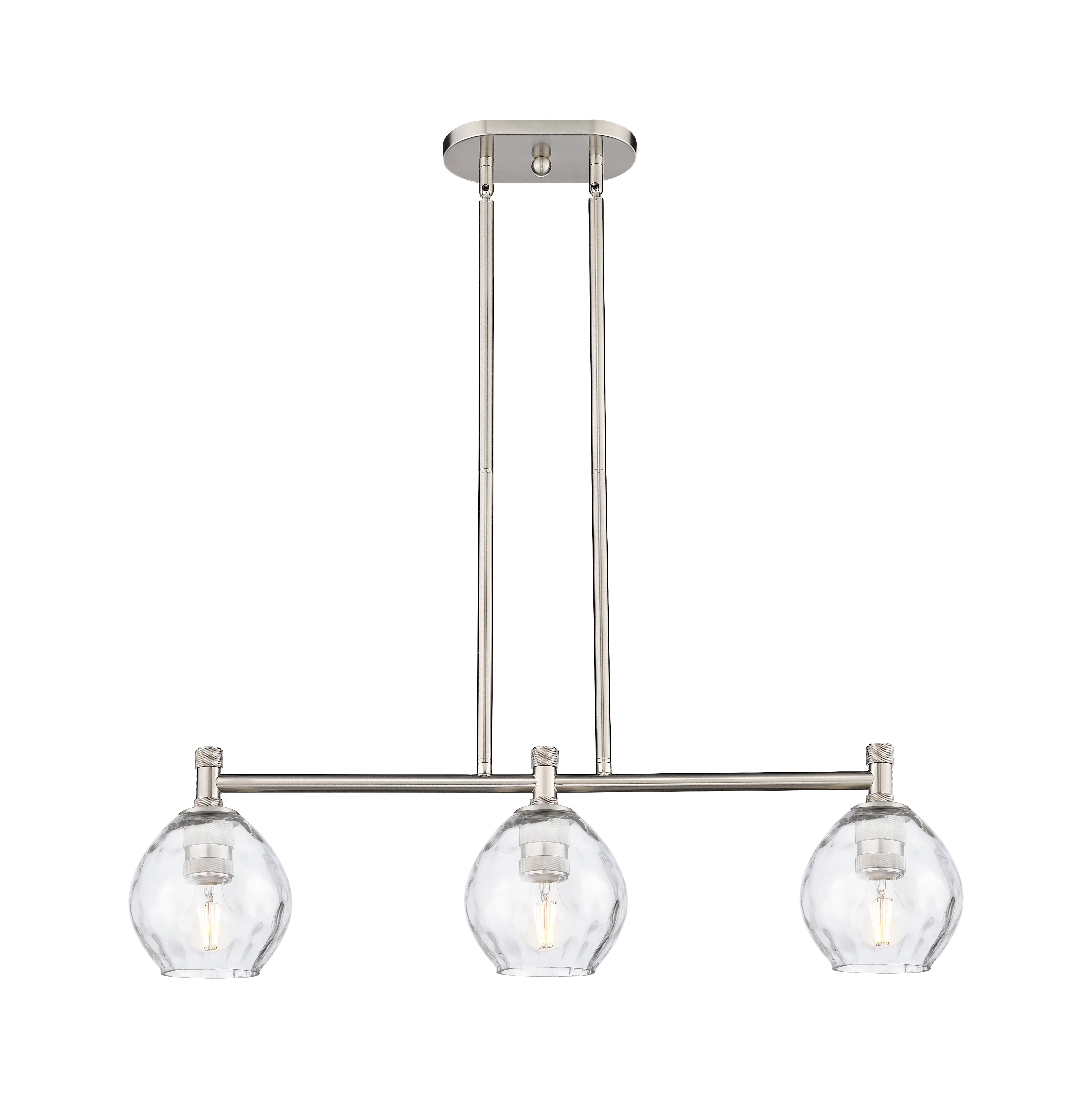 Downtown Urban Island Light Cast Brass
