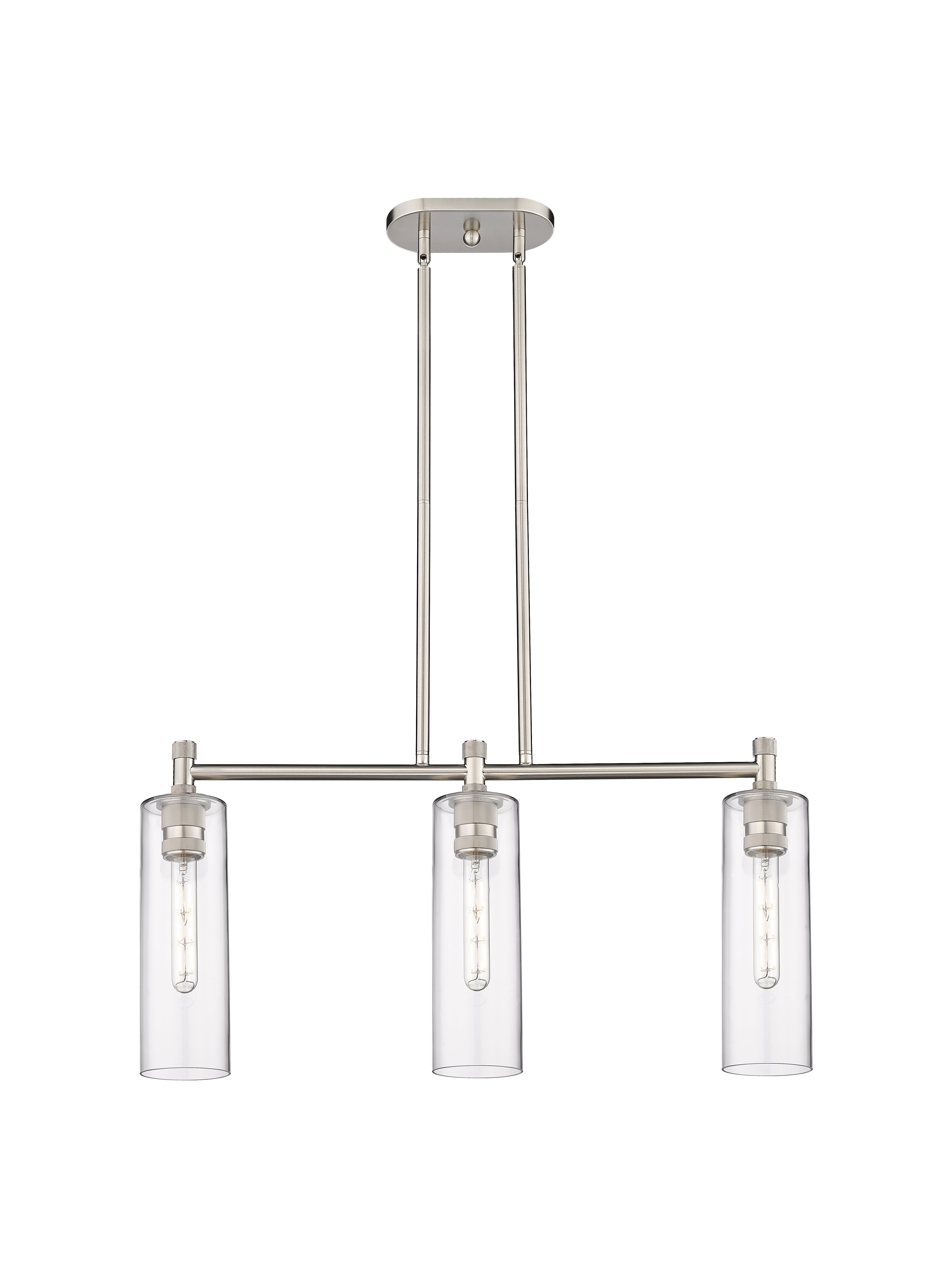 Downtown Urban Island Light Cast Brass