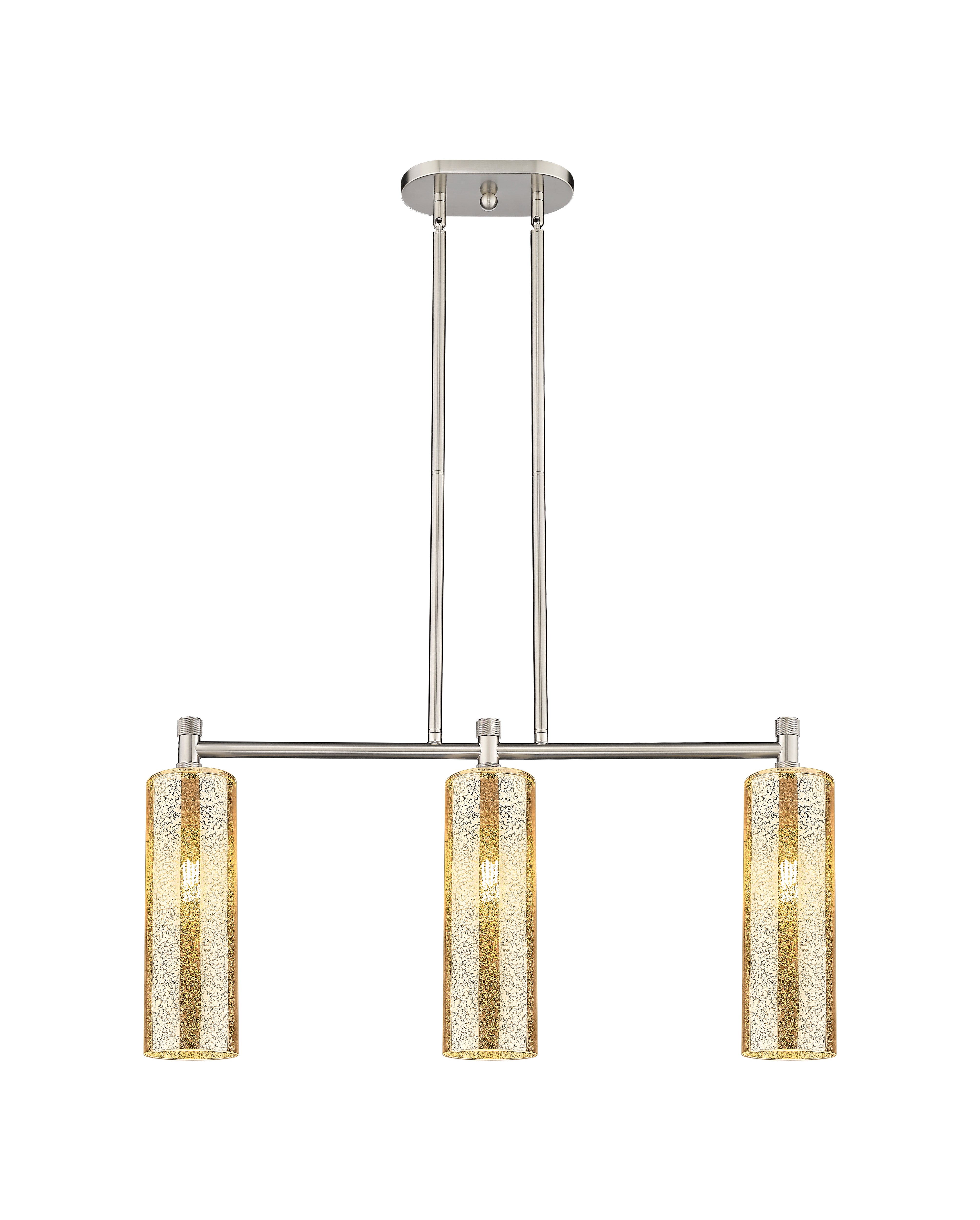 Downtown Urban Island Light Cast Brass