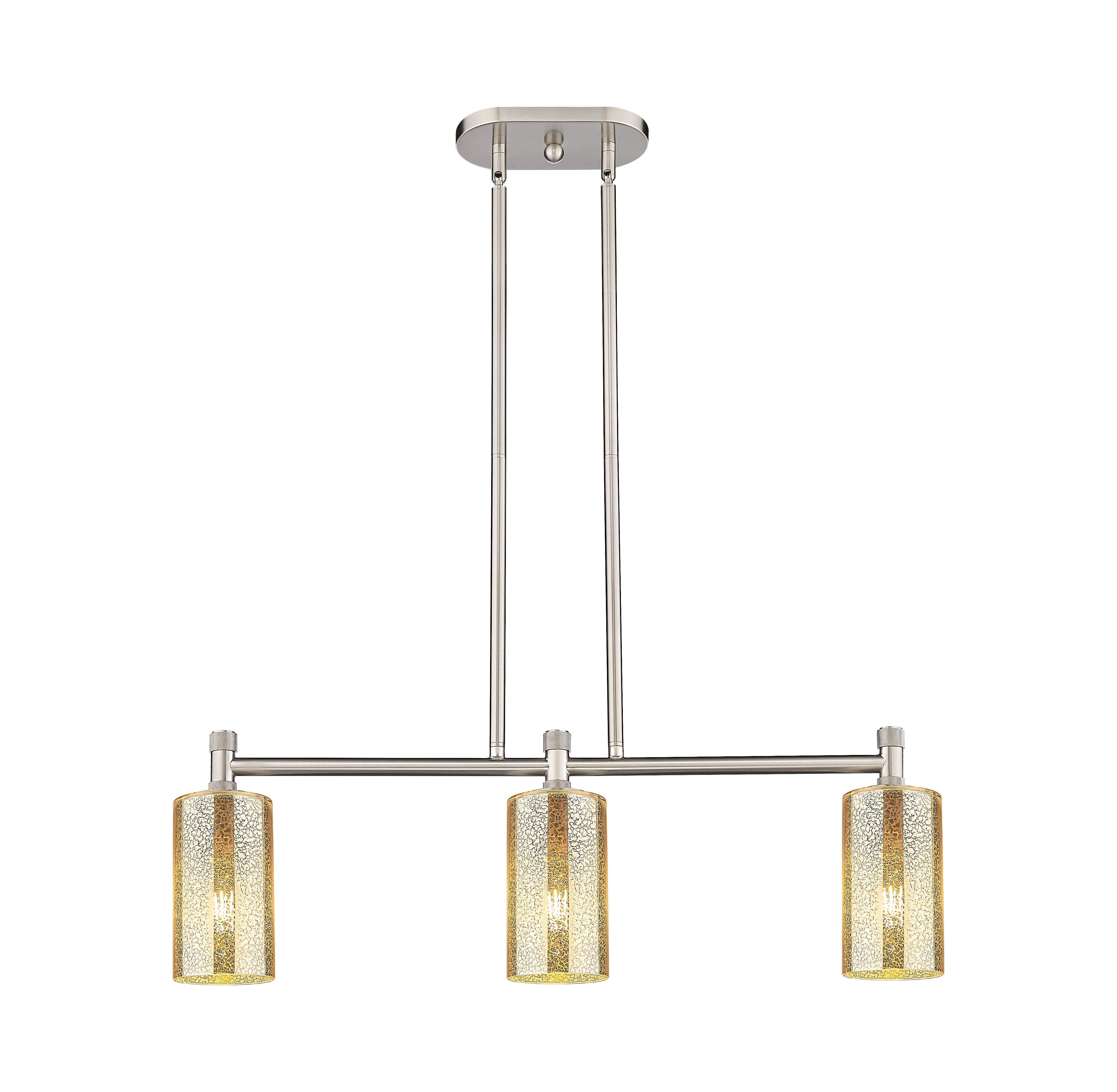Downtown Urban Island Light Cast Brass