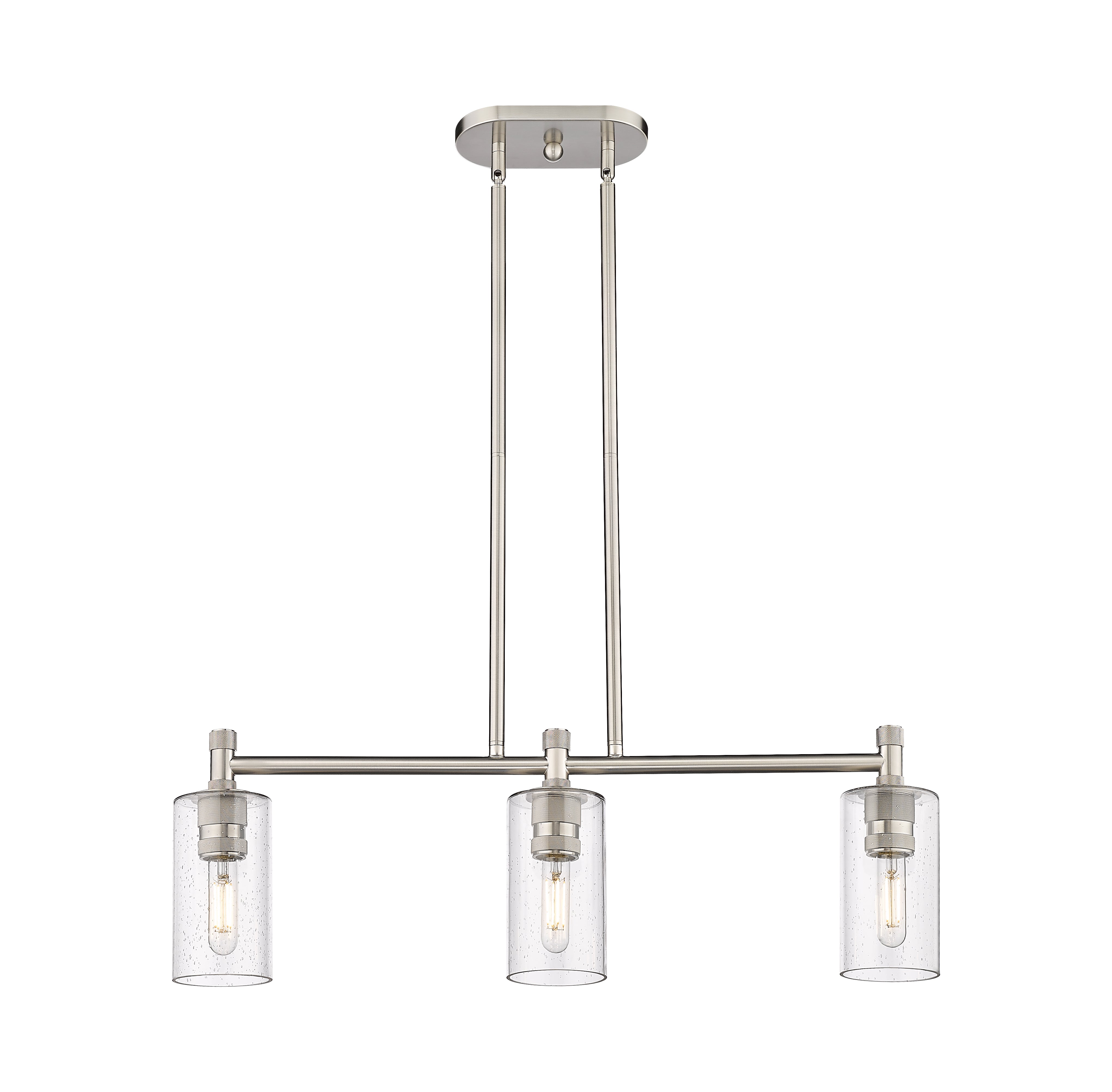 Downtown Urban Island Light Cast Brass