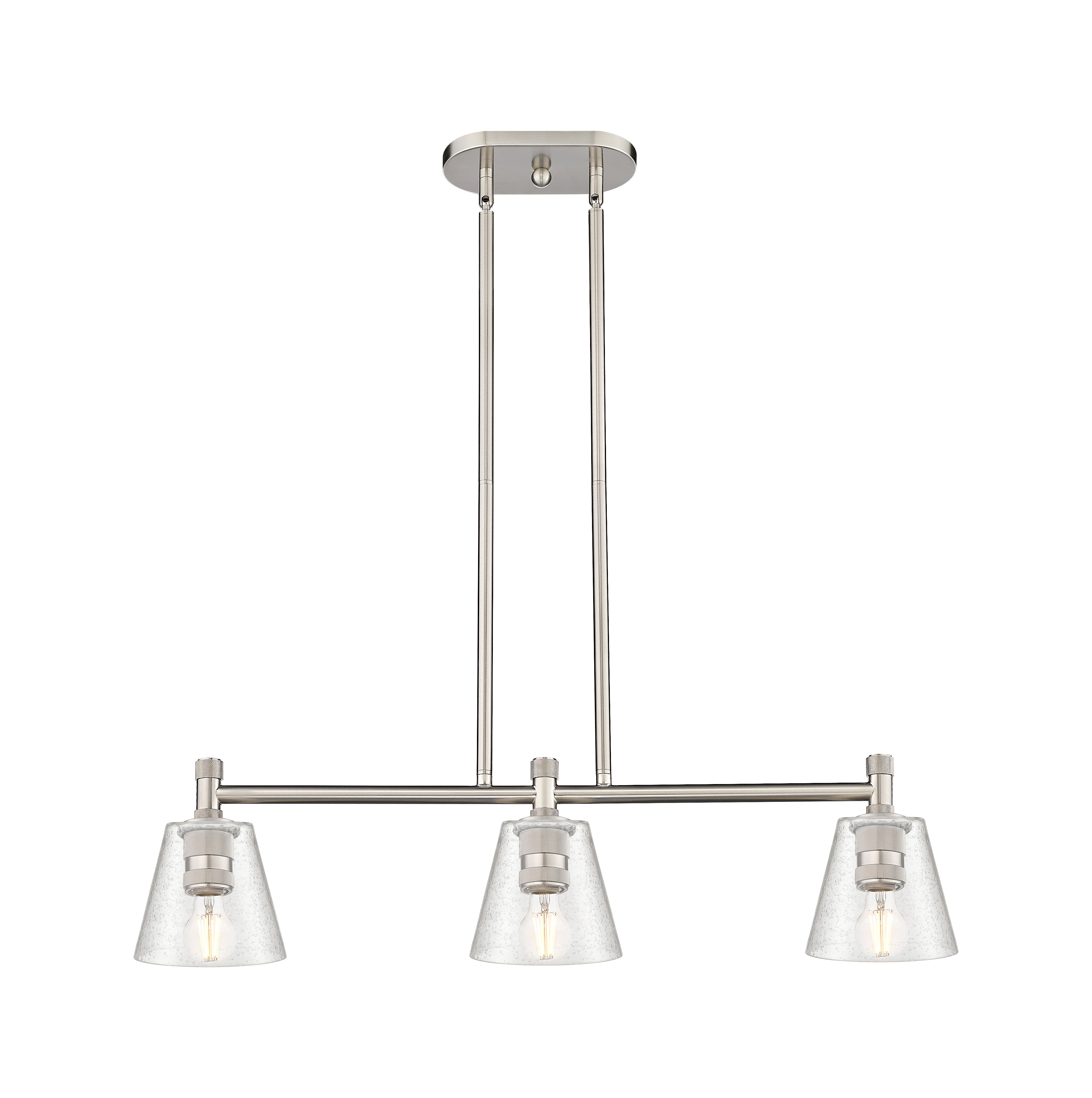 Downtown Urban Island Light Cast Brass