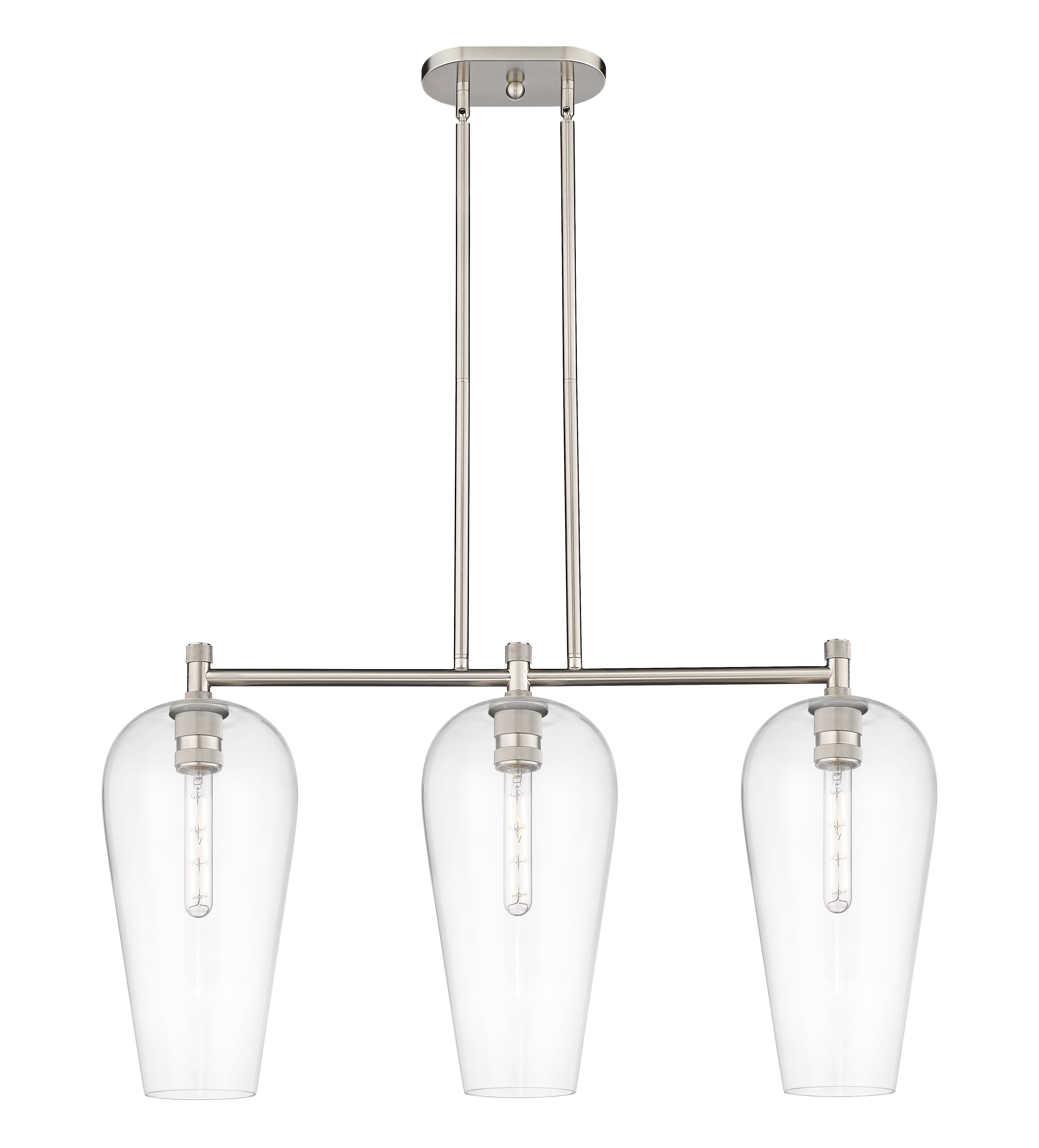 Downtown Urban Island Light Cast Brass