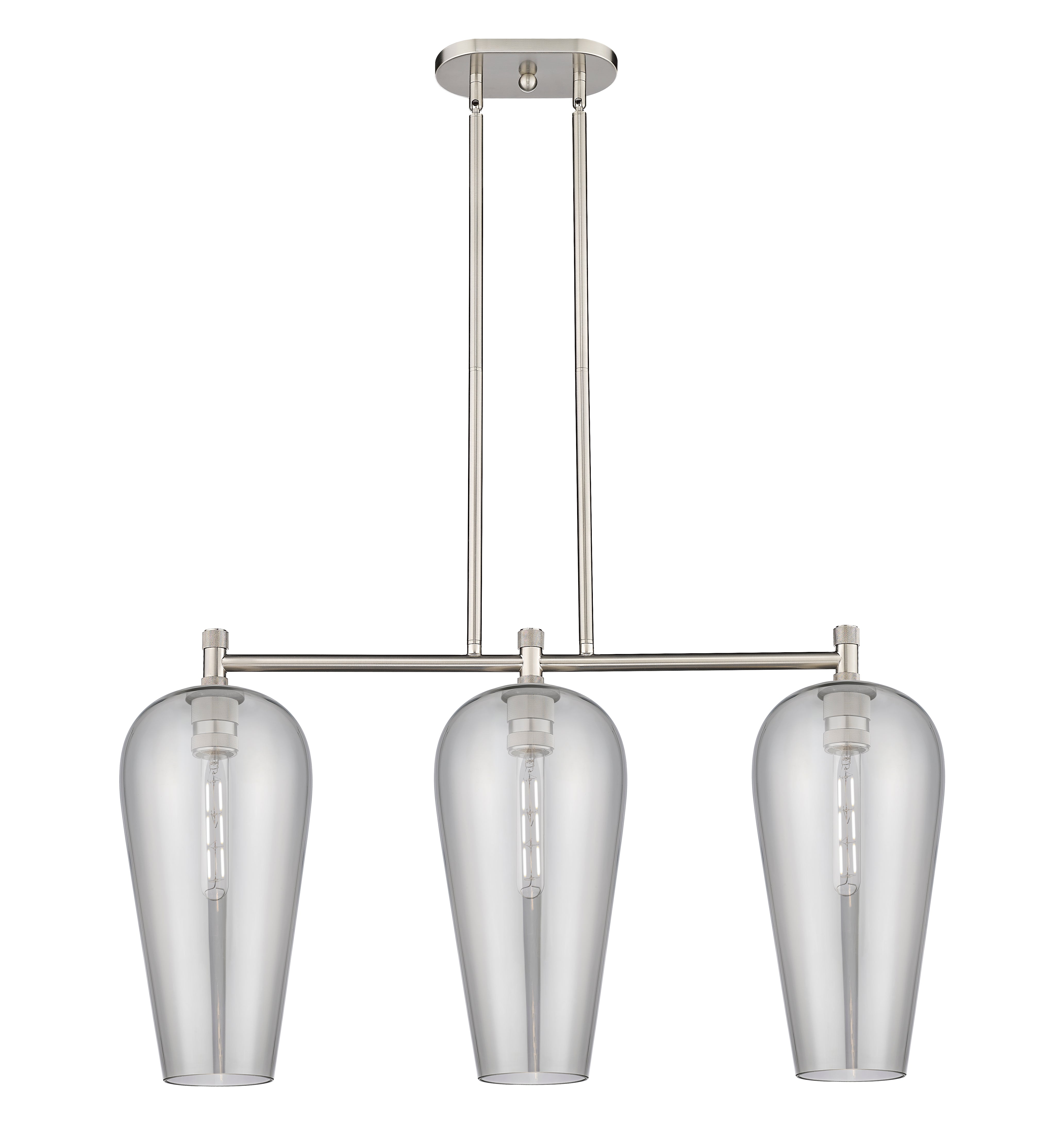 Downtown Urban Island Light Cast Brass